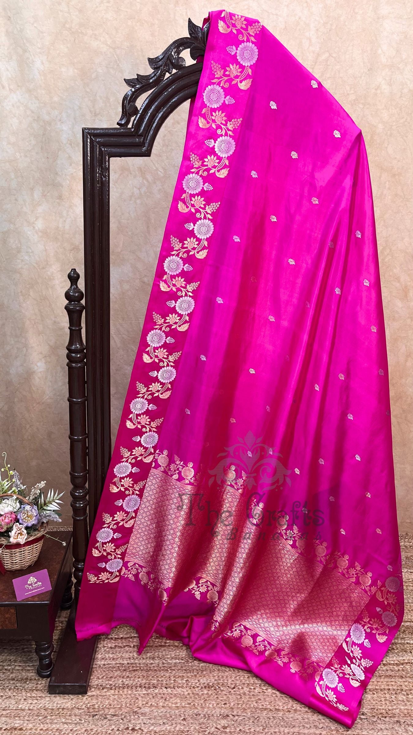 Pure Mango Silk Handloom Banarasi Saree