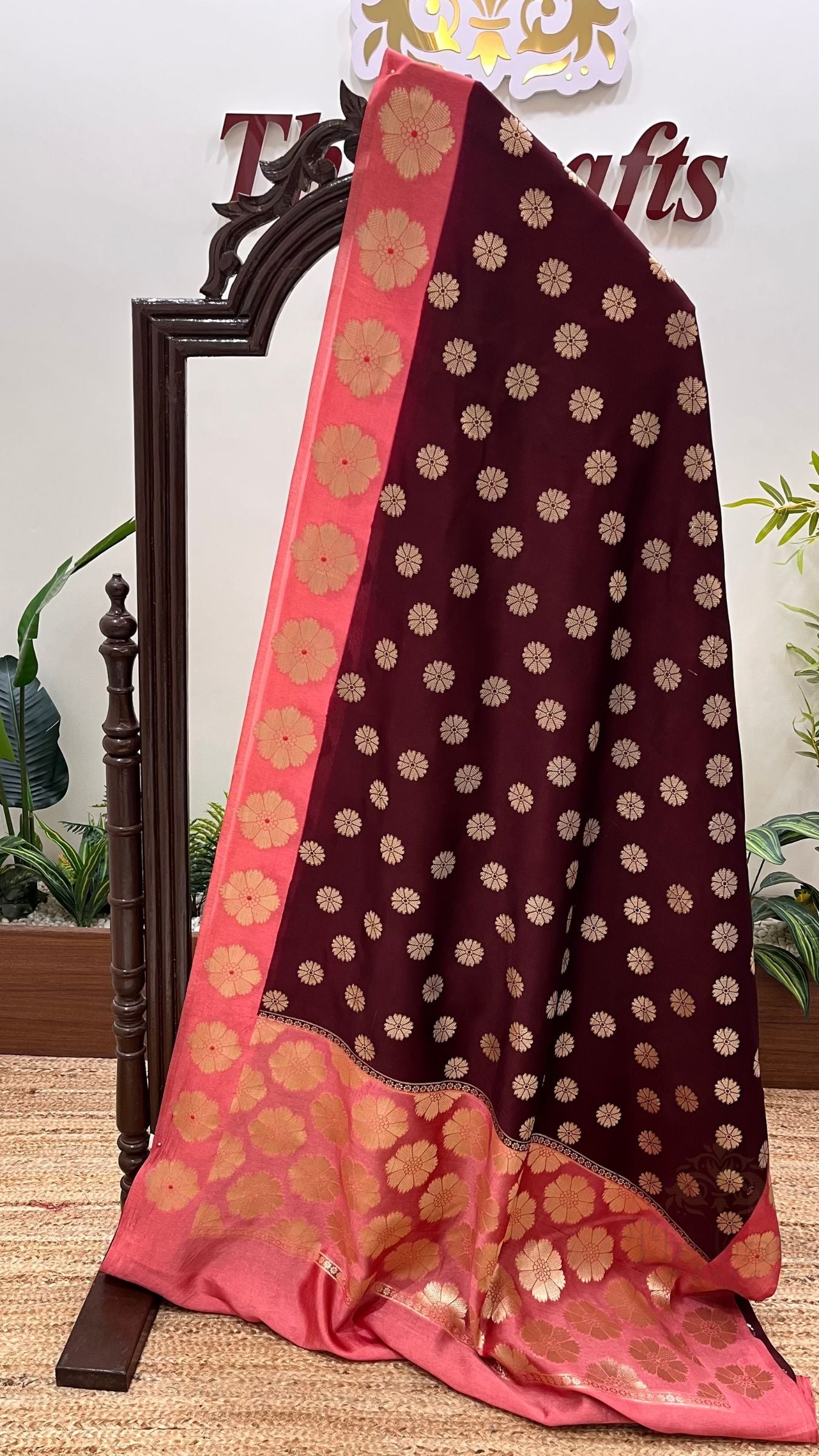Pure Mango Silk Banarasi Saree