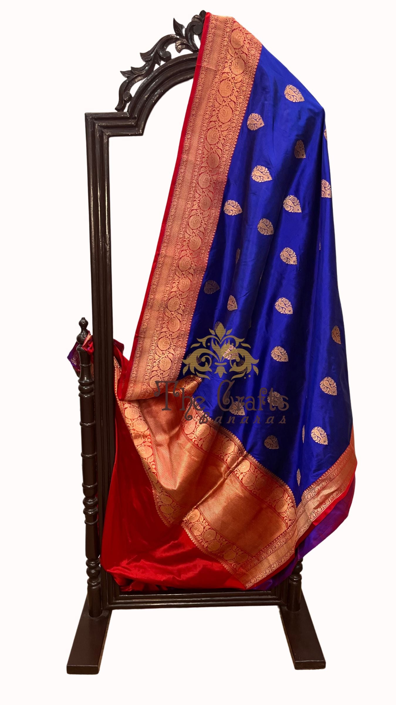 Pure Katan Silk Handloom Banarasi Saree - Kadhua Buti