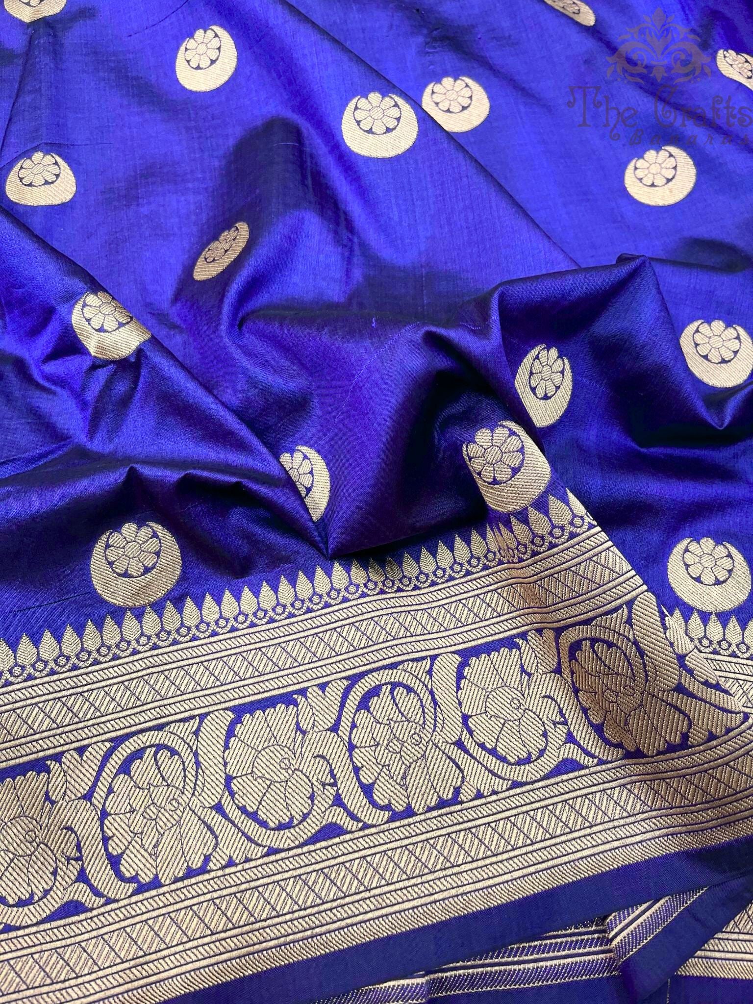 Shriya Pligaonkar In Pure Katan Silk Handloom Banarasi Saree - Chand Tara Motifs