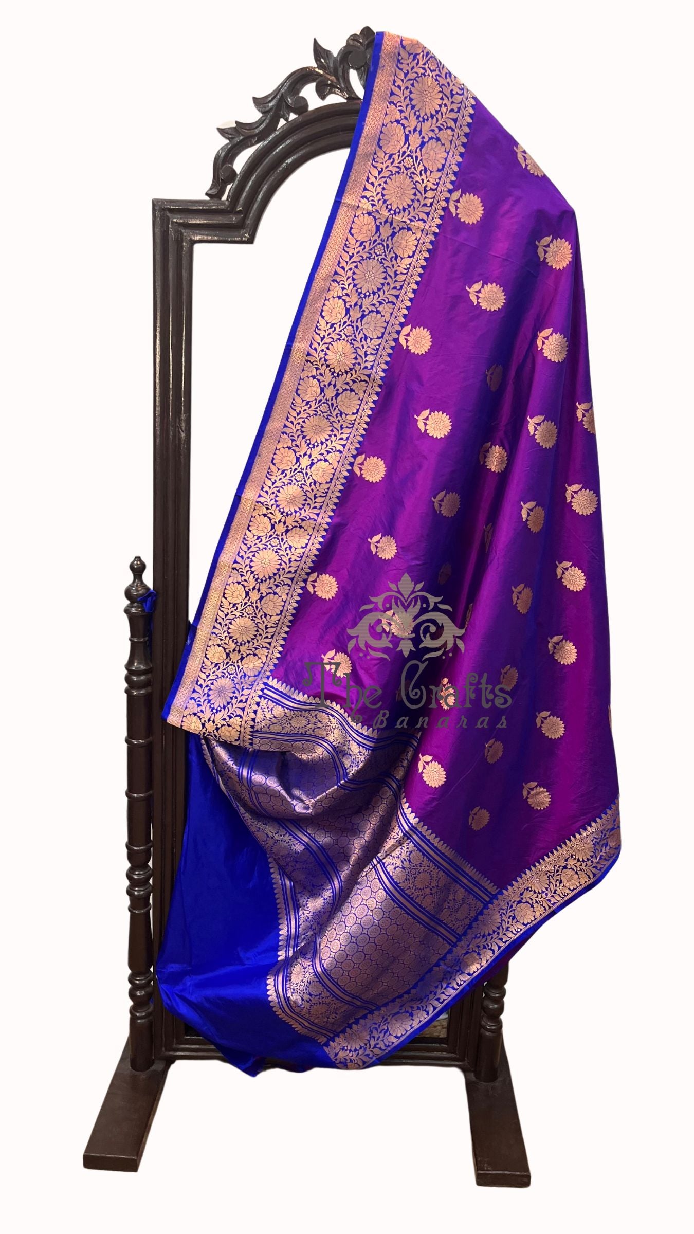 Pure Katan Silk Handloom Banarasi Saree - Kadhua Buti