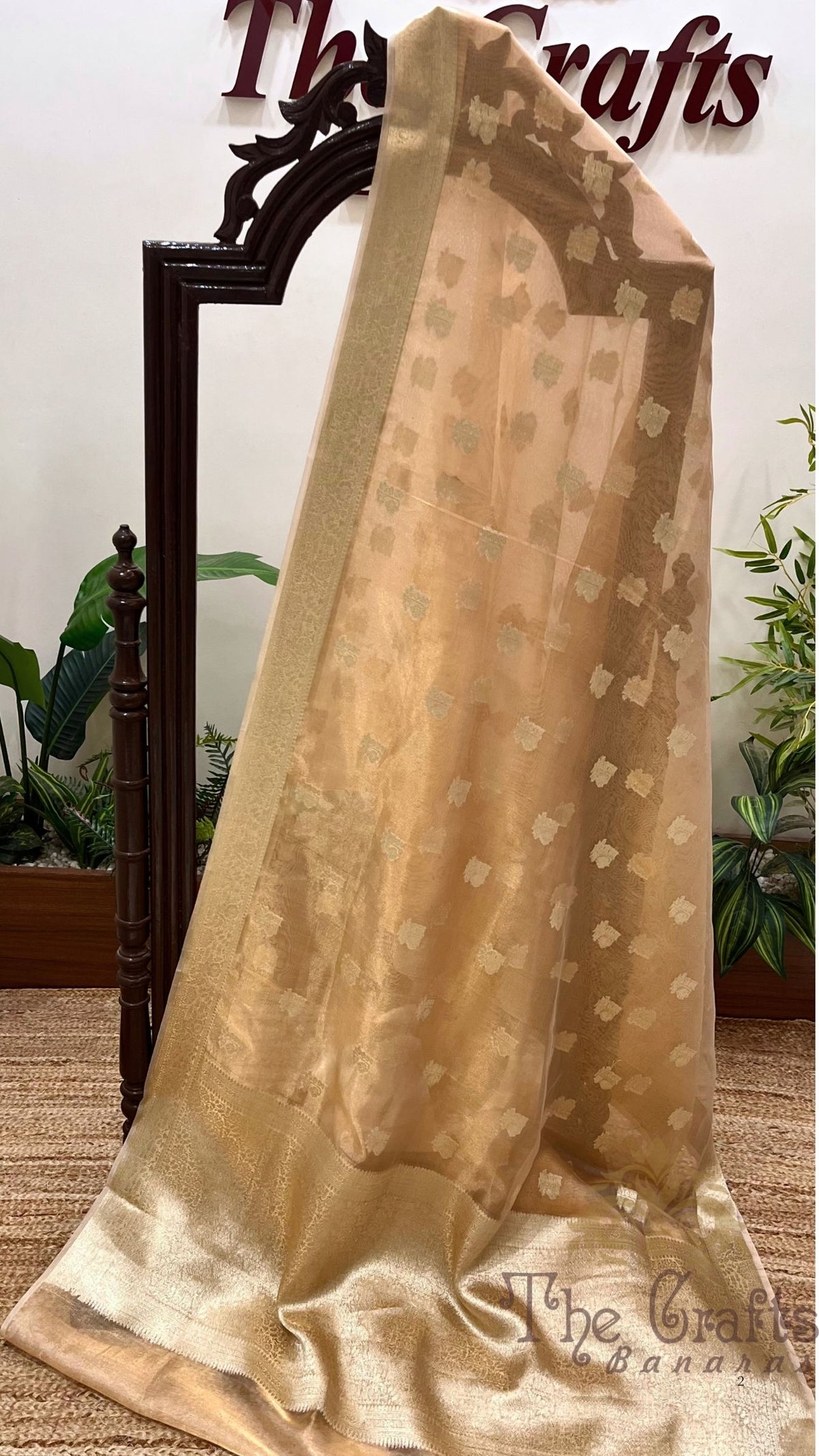 Pure Kora Tissue Silk Banarasi Saree
