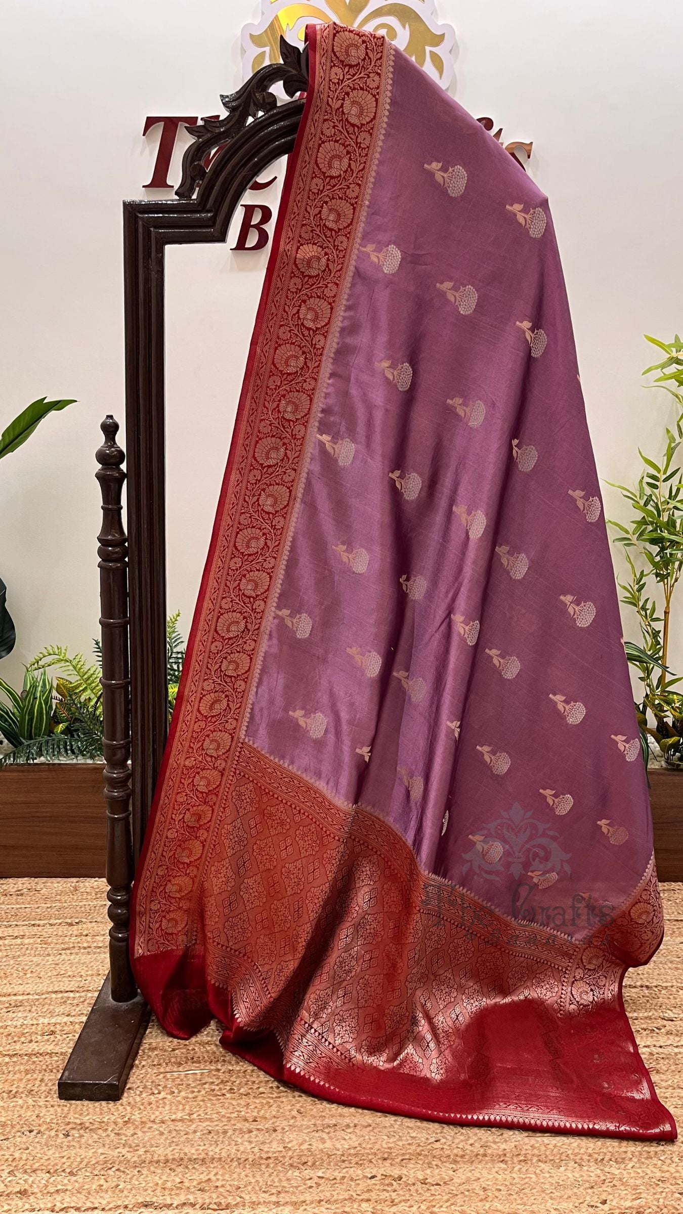Pure Mango Silk Banarasi Saree