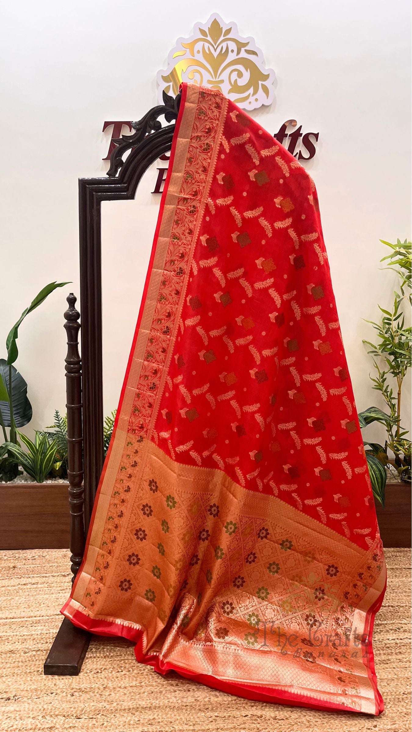 Pure Tussar Silk Banarasi Saree