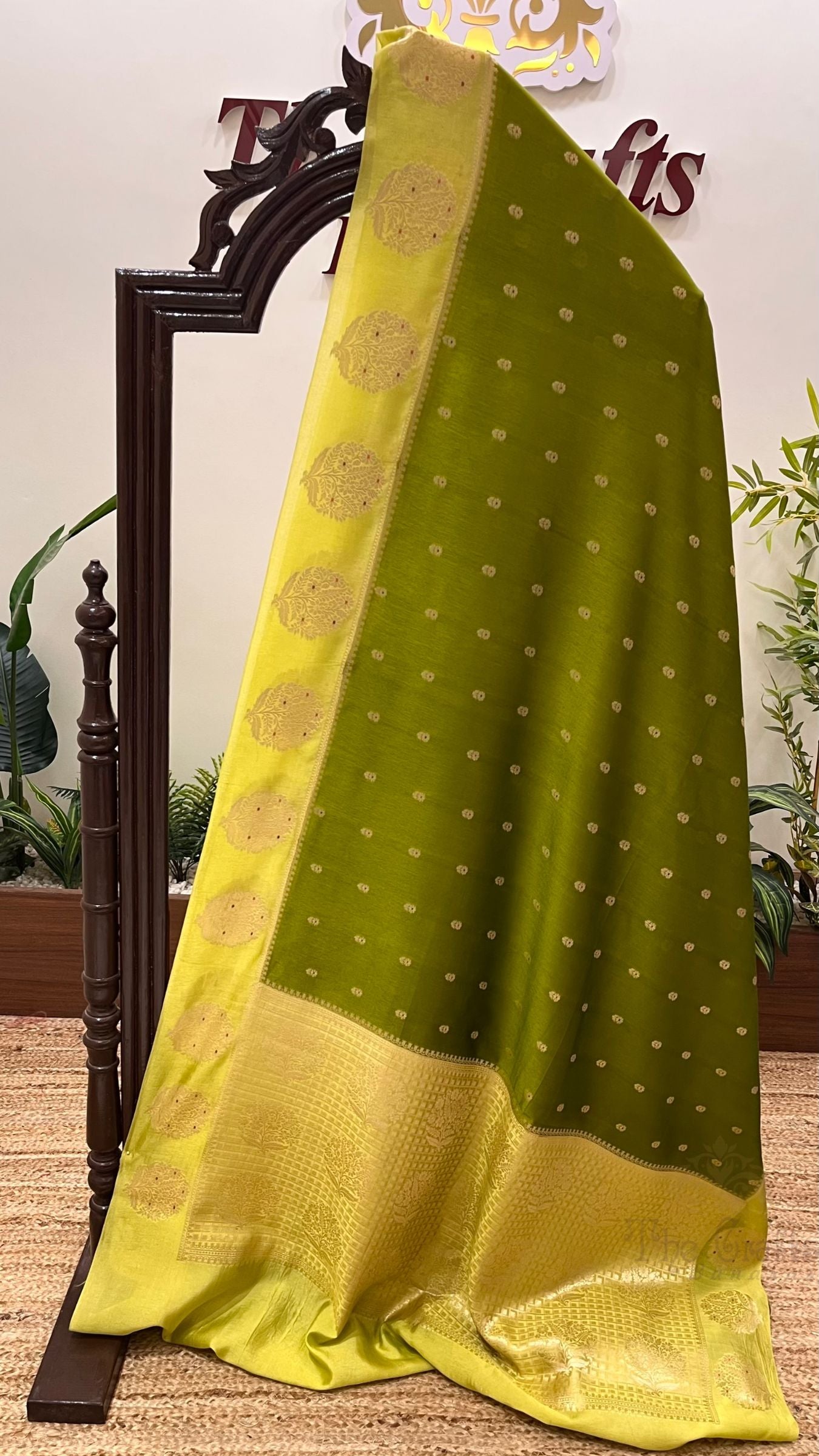 Pure Mango Silk Banarasi Saree