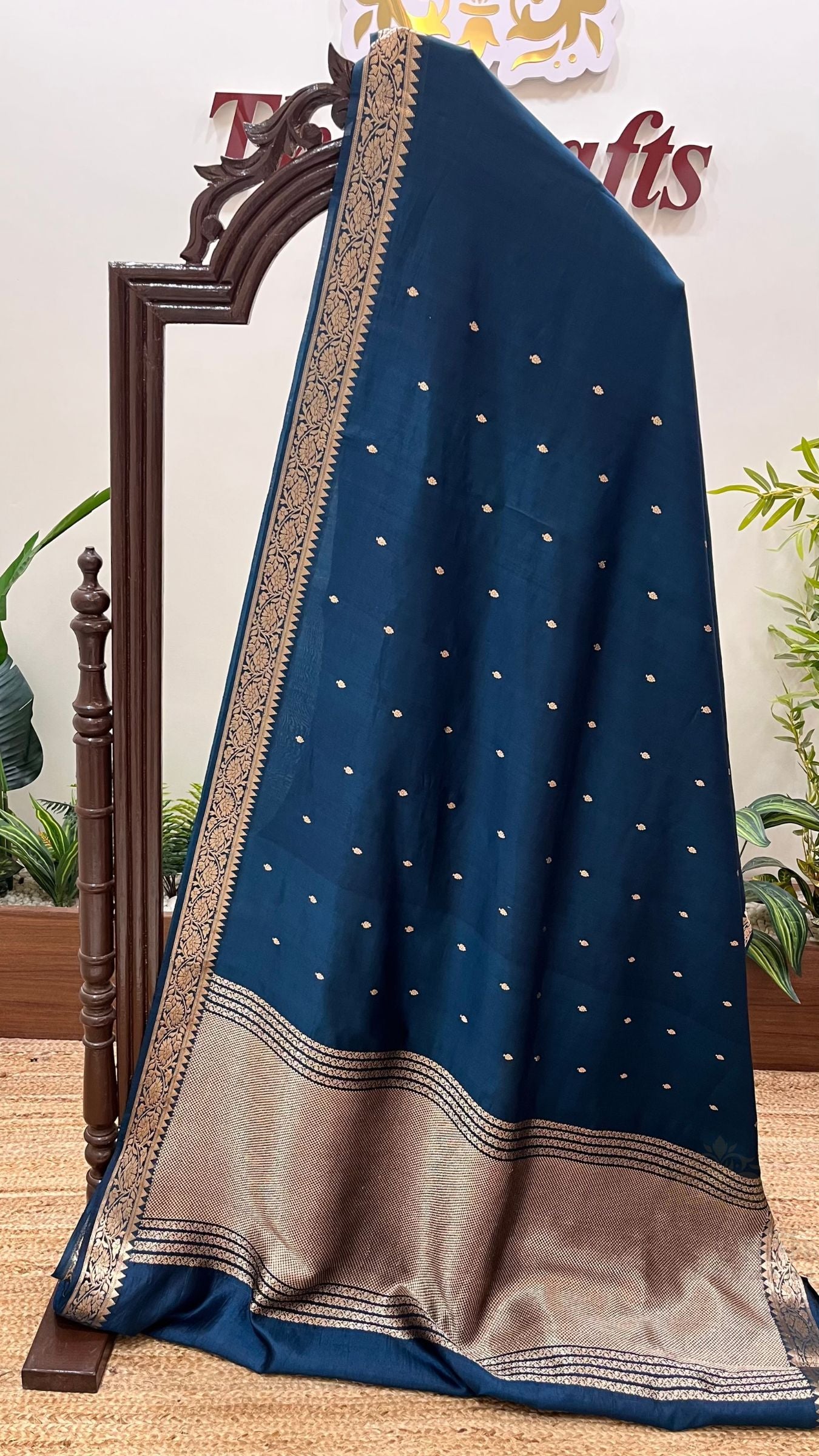 Pure Mango Silk Handloom Banarasi Saree