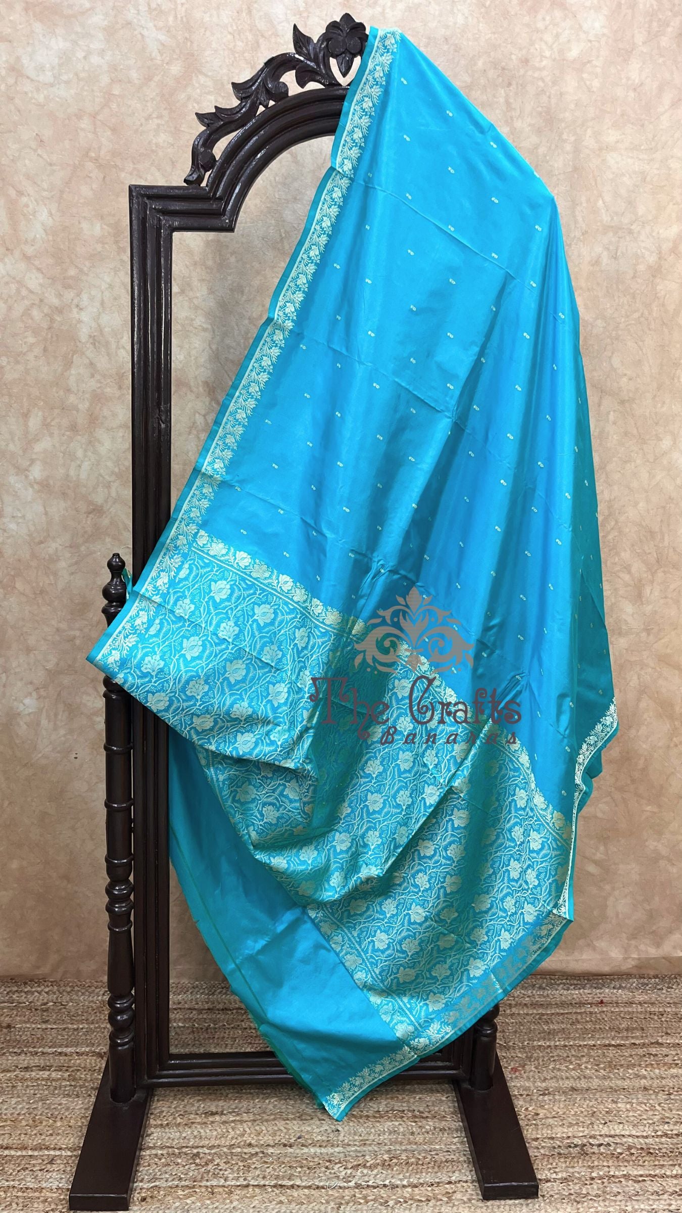 Pure Katan Silk Handloom Banarasi Saree - Chunri Buti