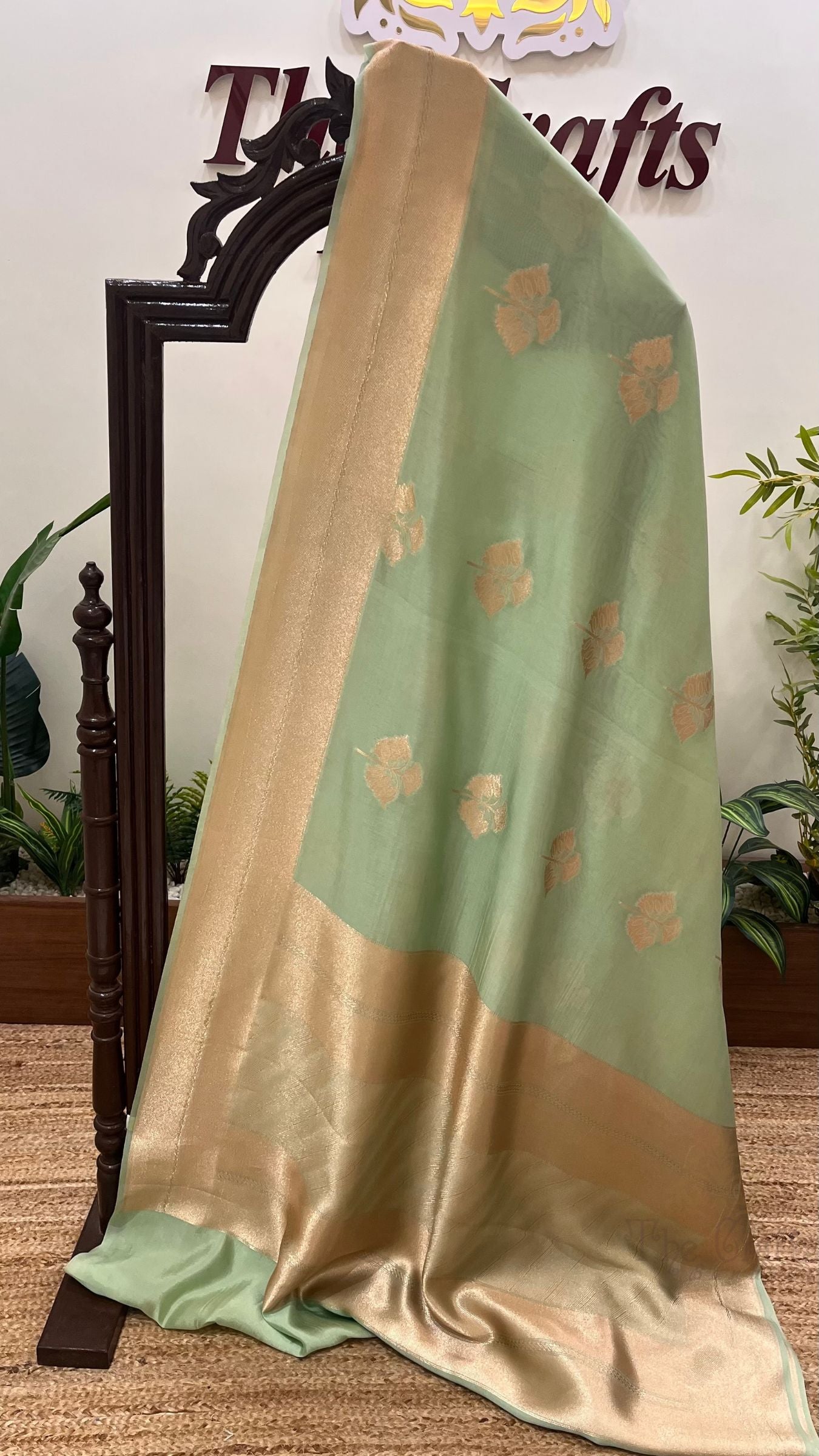 Pure Mango Silk Banarasi Saree