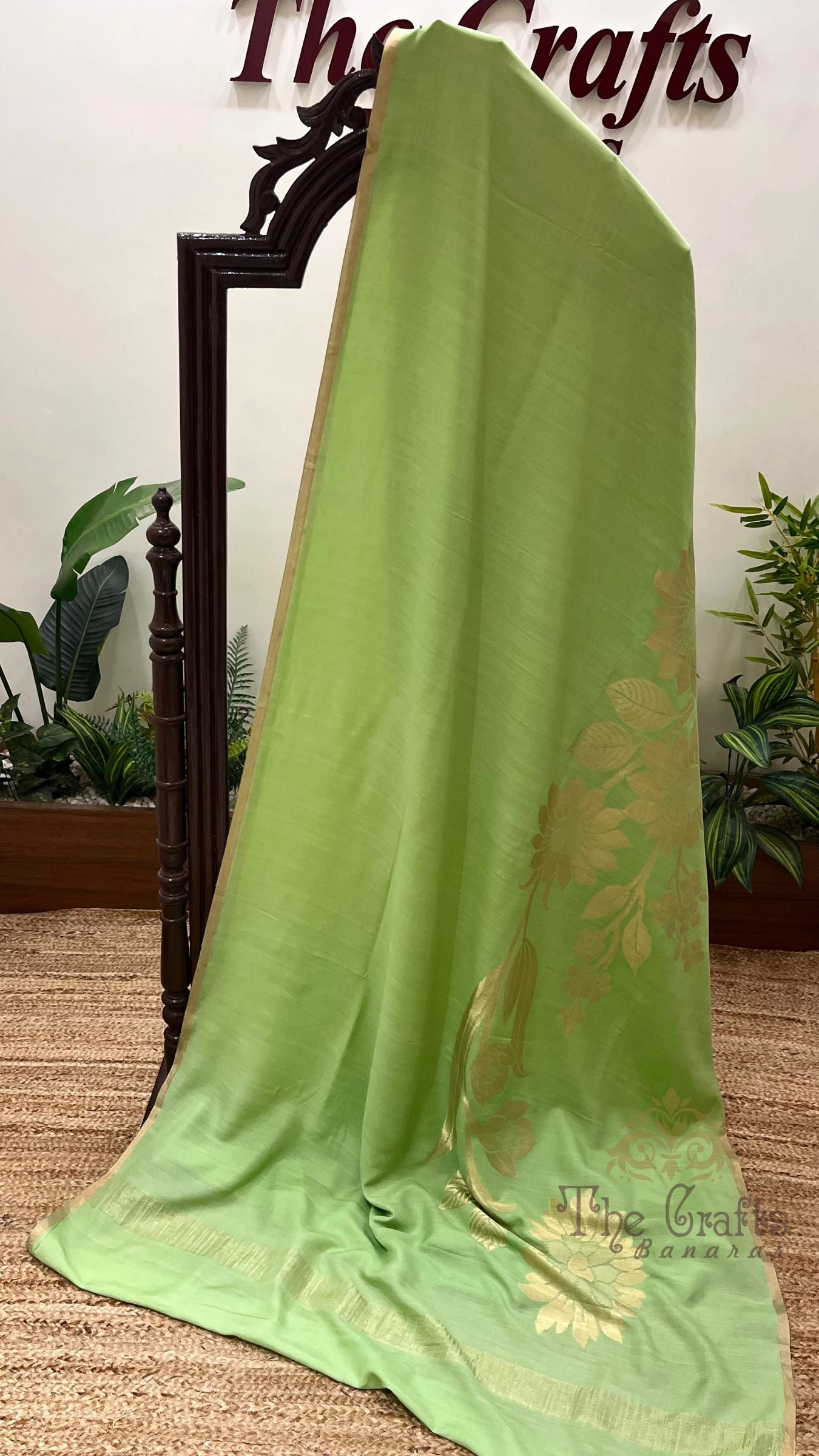 Pure Munga Silk Handloom Banarasi Saree