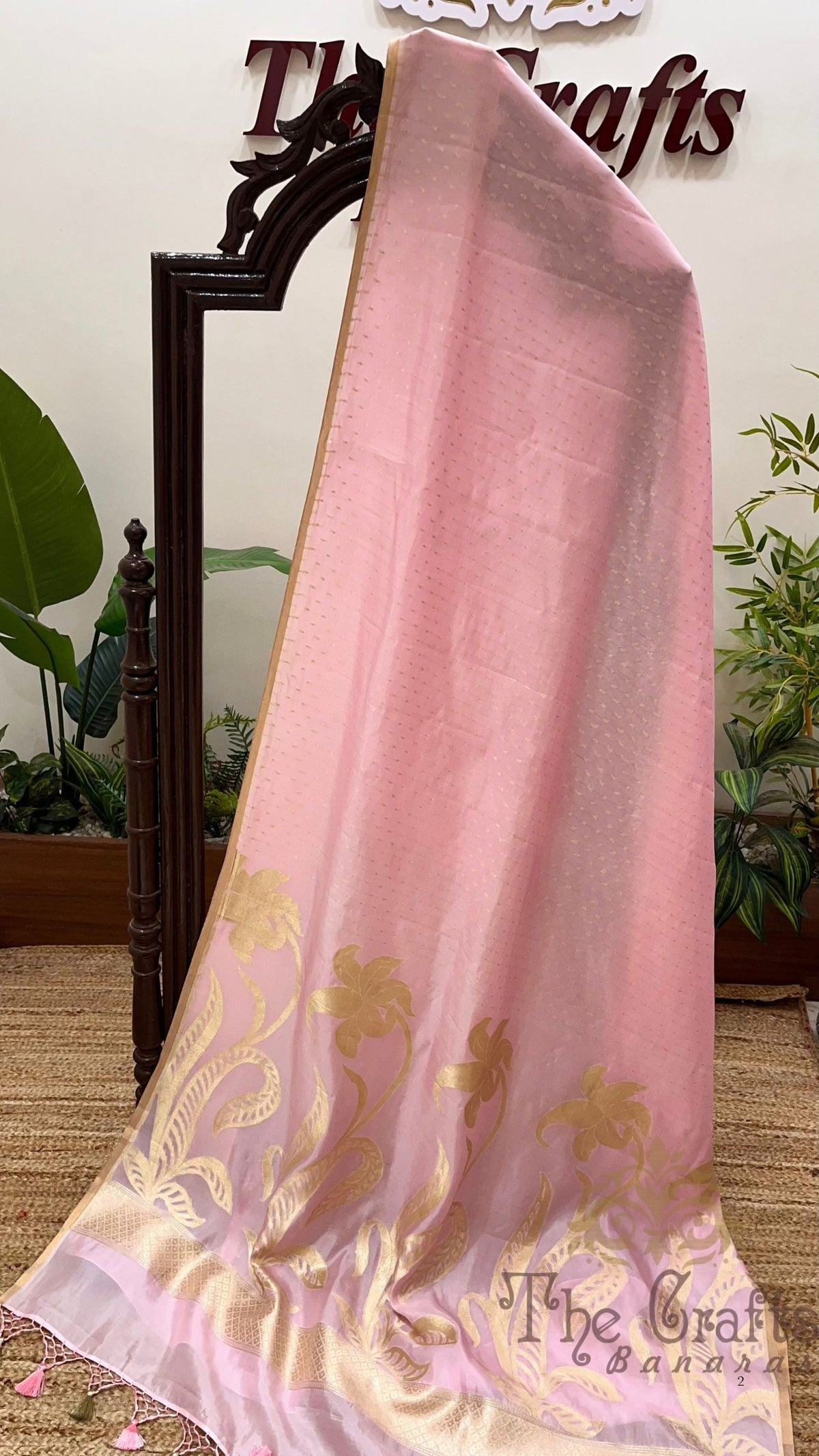 Pure Mango Silk Handloom Banarasi Saree