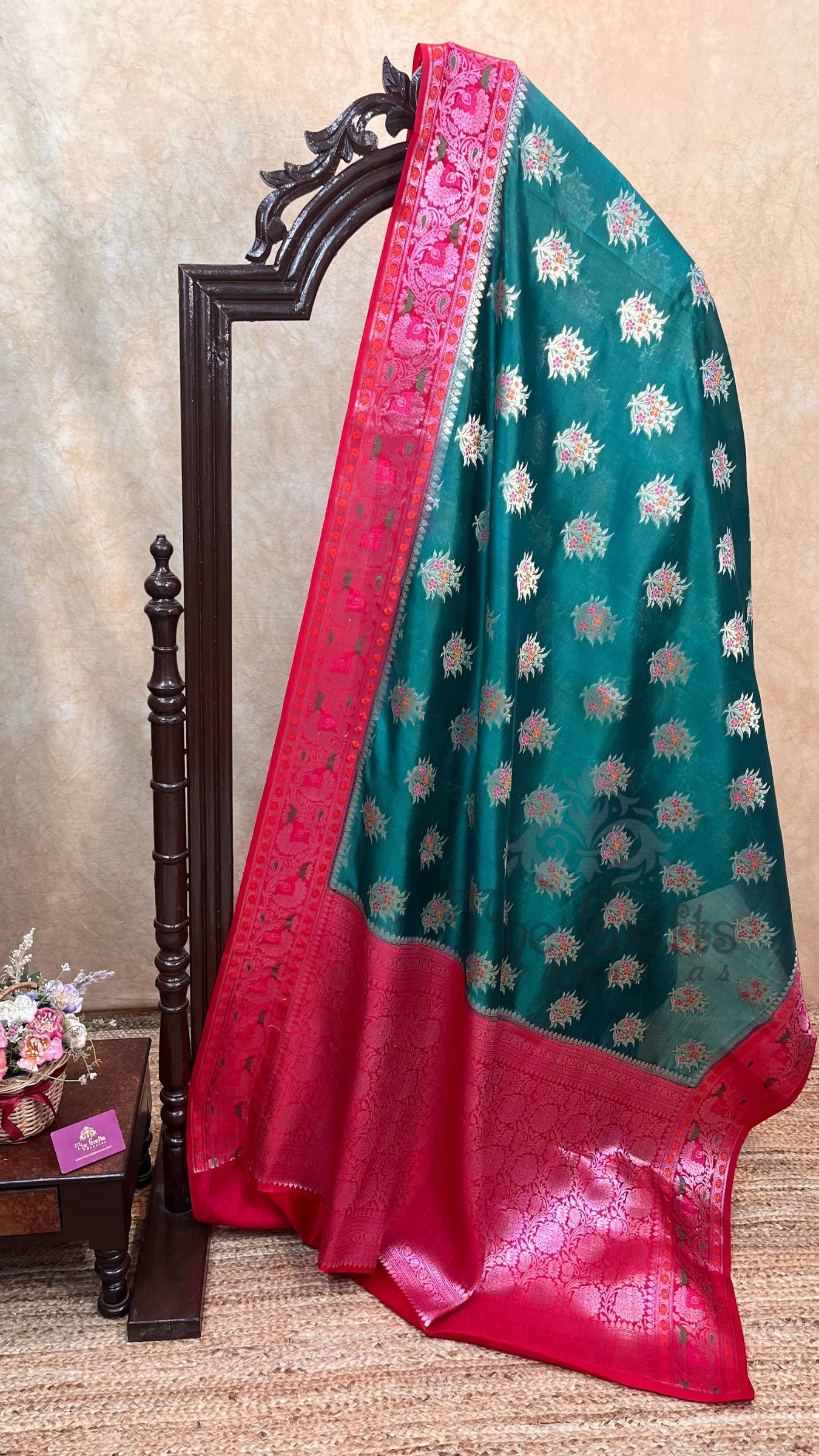 Pure Khaddi Chiffon Banarasi Saree