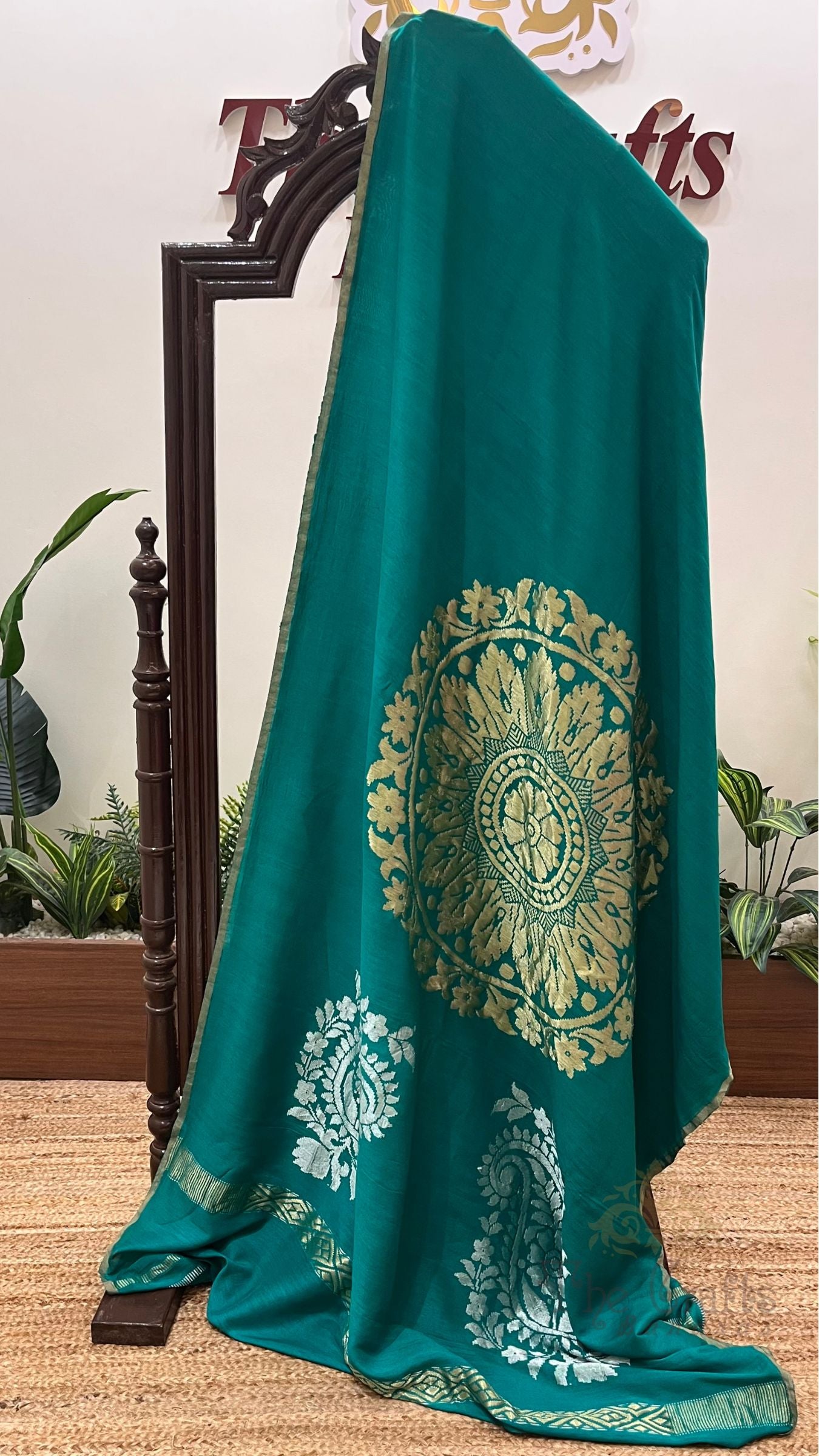 Pure Munga Silk Handloom Banarasi Saree