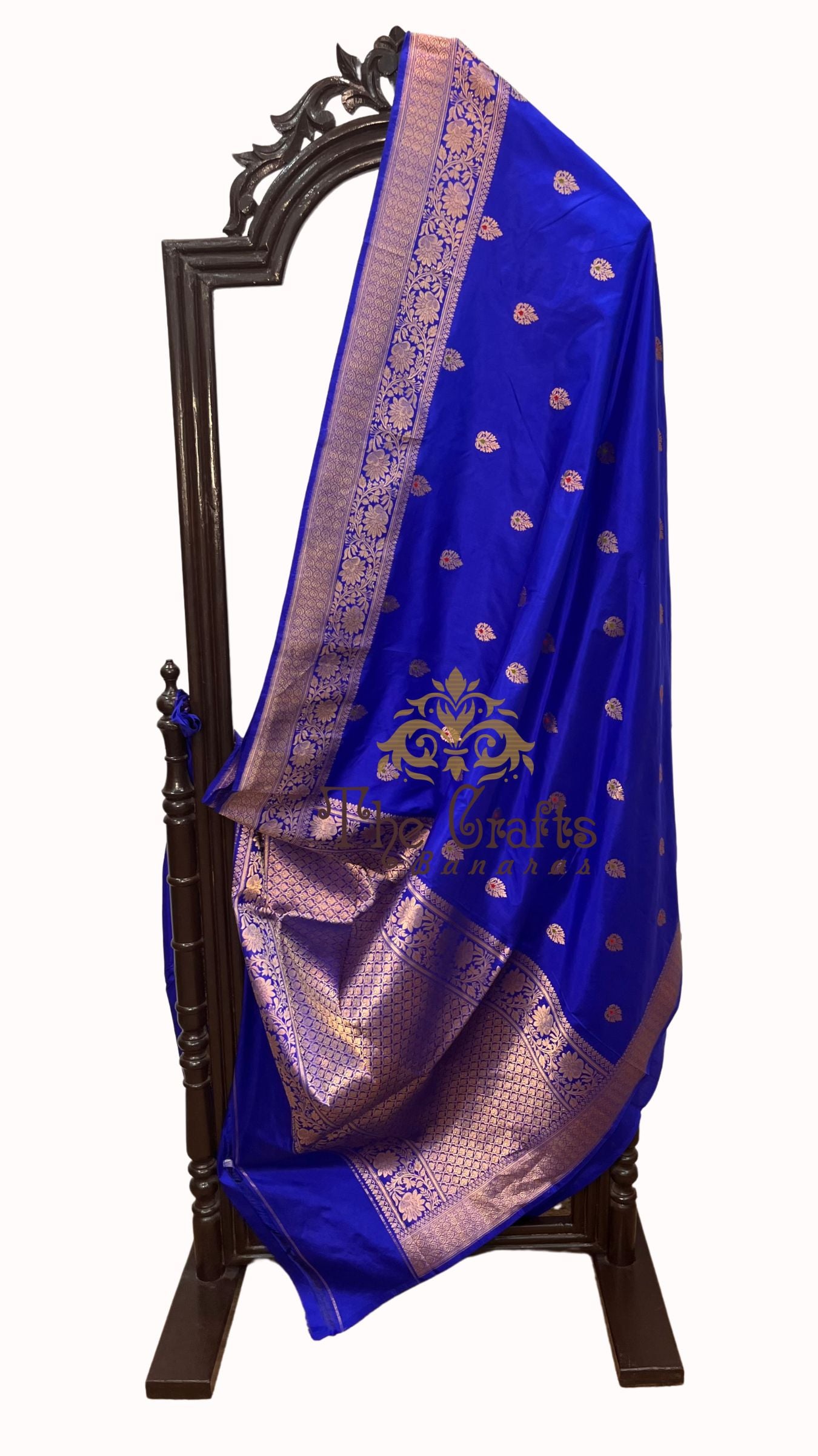 Pure Katan Silk Handloom Banarasi Saree - Kadhua Buti