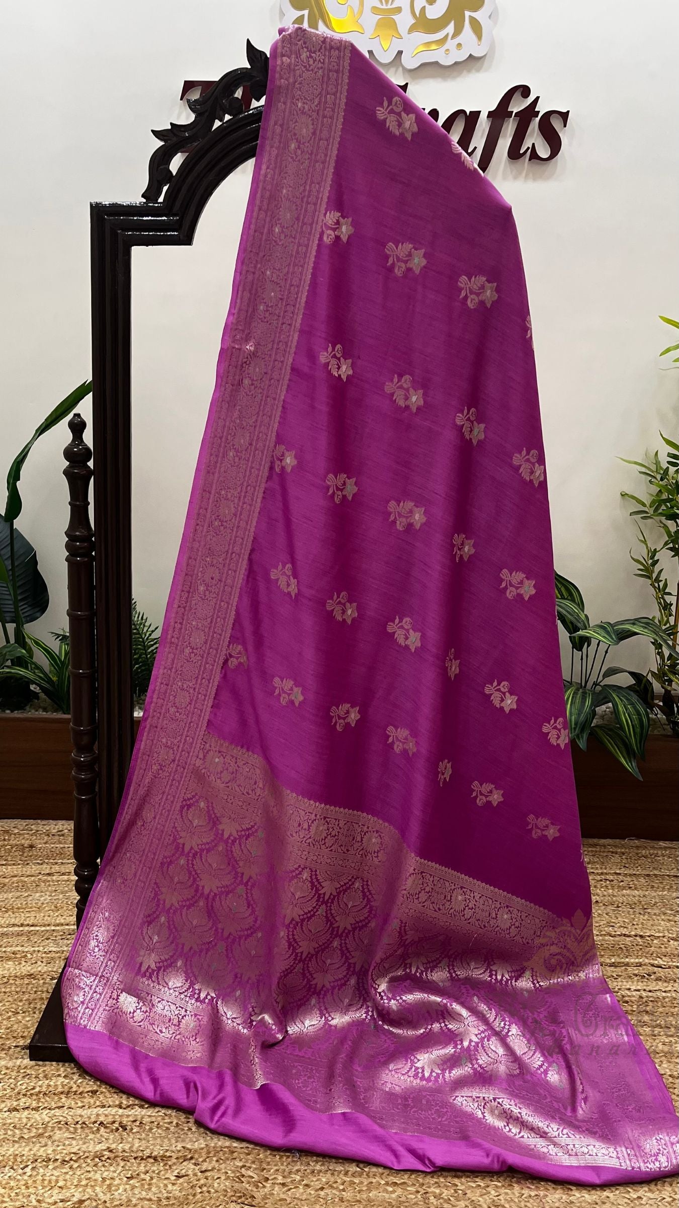 Pure Chiniya Silk Banarasi Saree