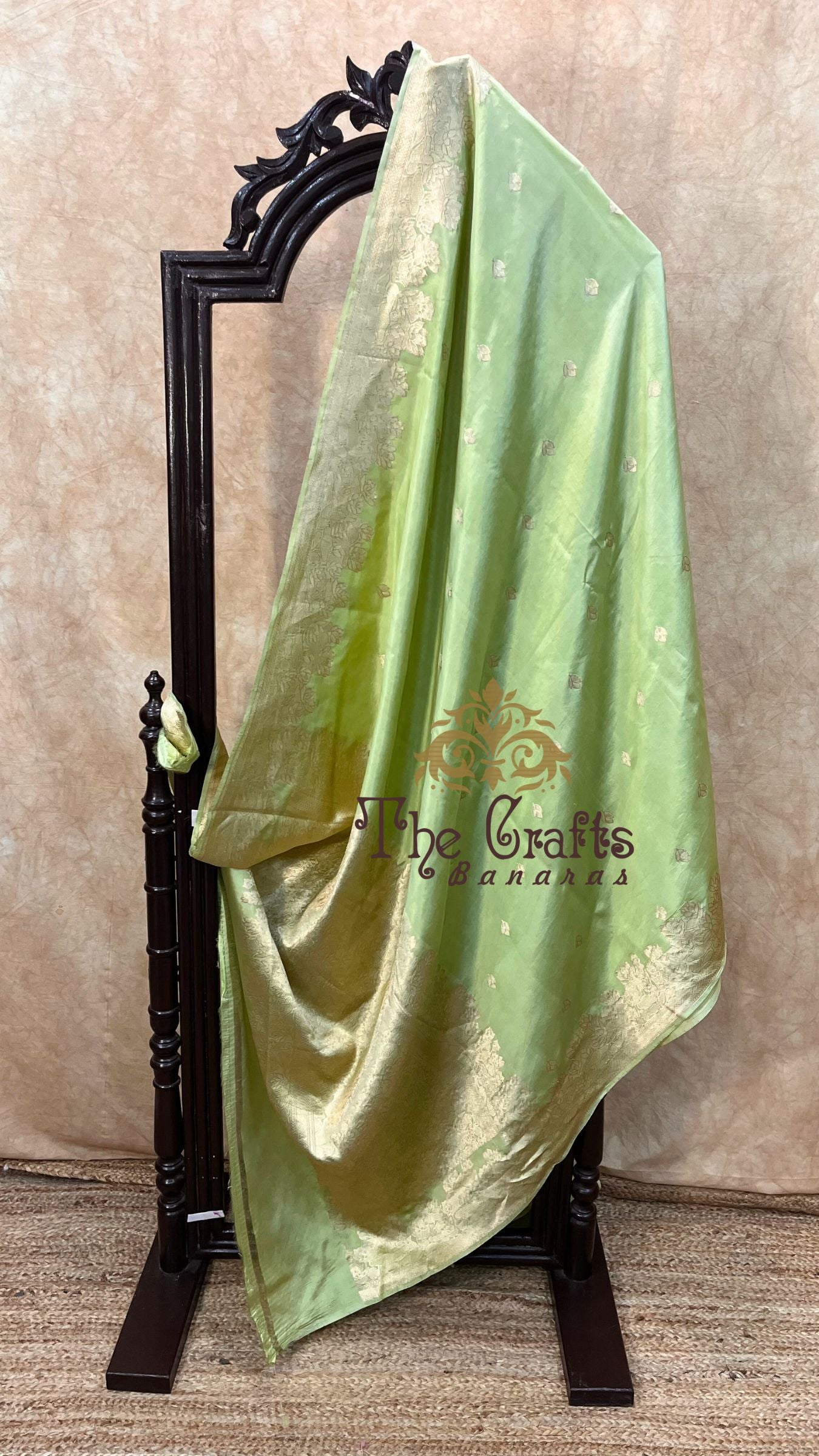 Pure Mango Silk Handloom Banarasi Saree - Sona Roopa