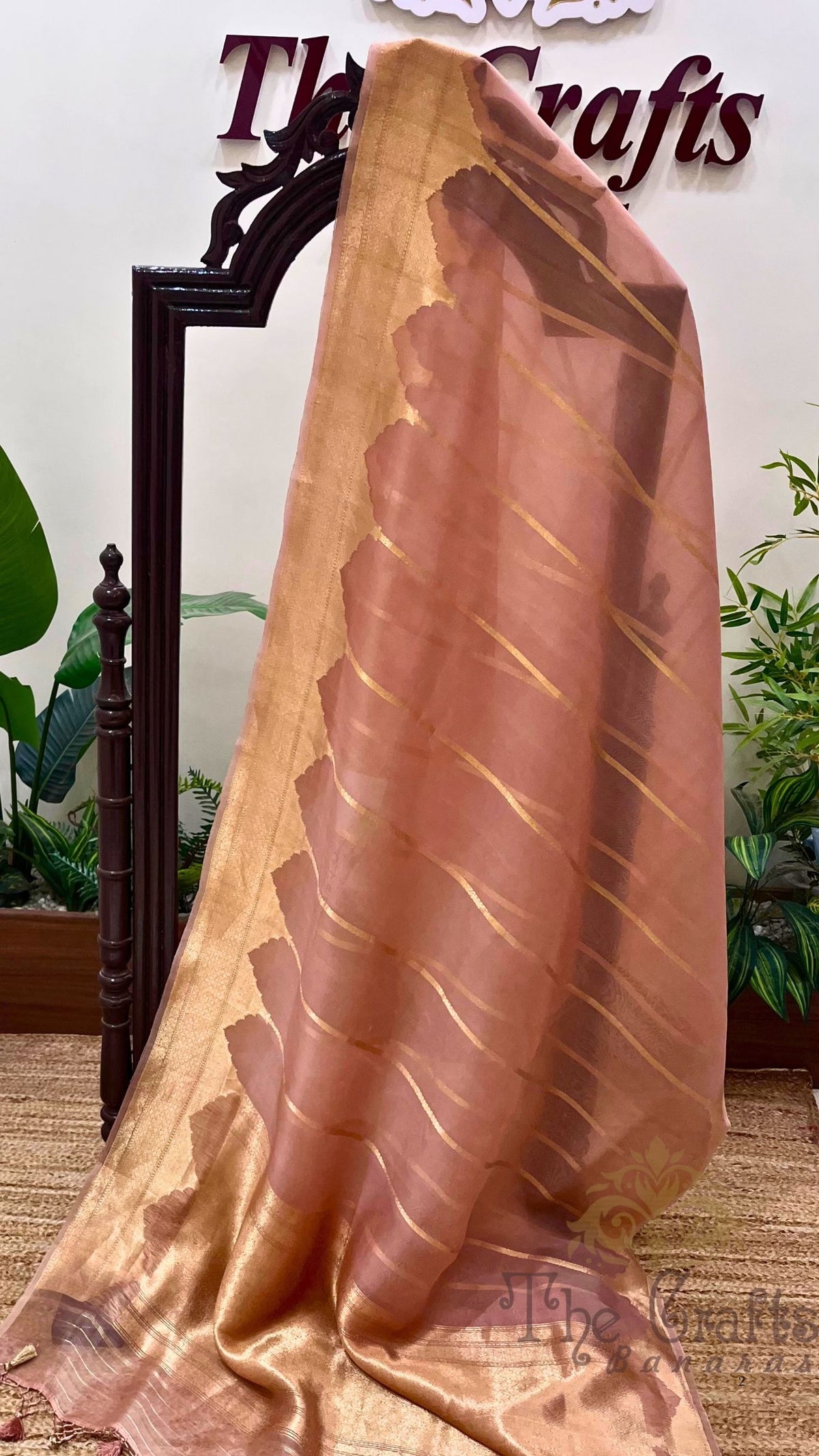 Pure Kora Silk Handloom Banarasi Saree