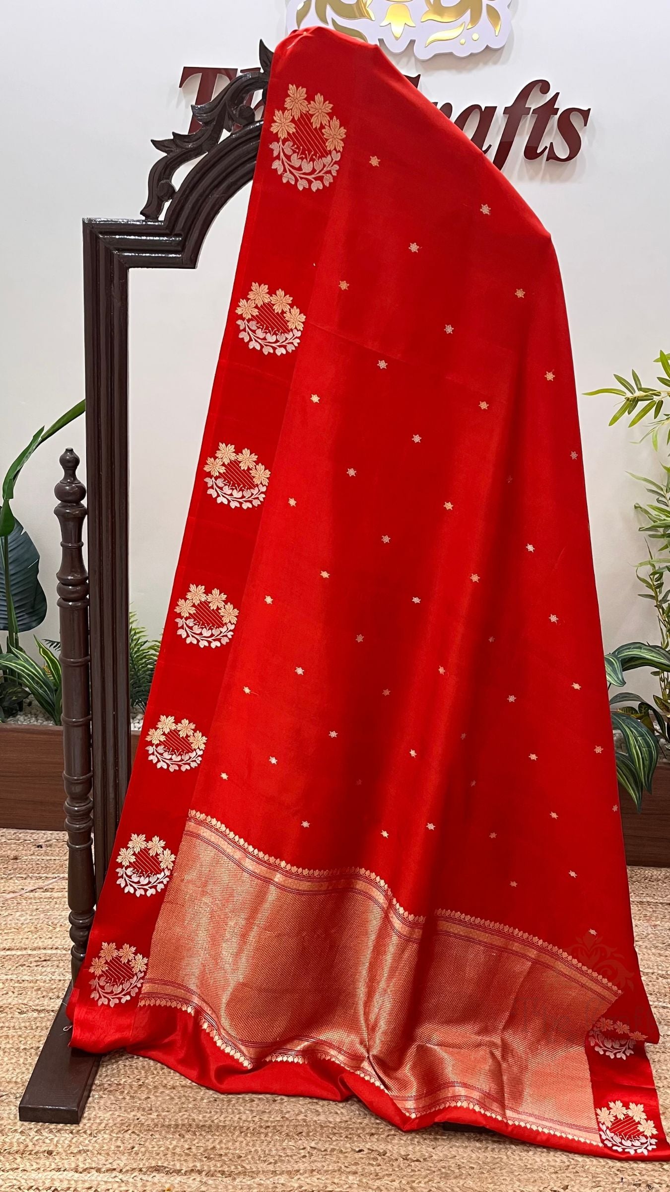 Pure Mango Silk Handloom Banarasi Saree