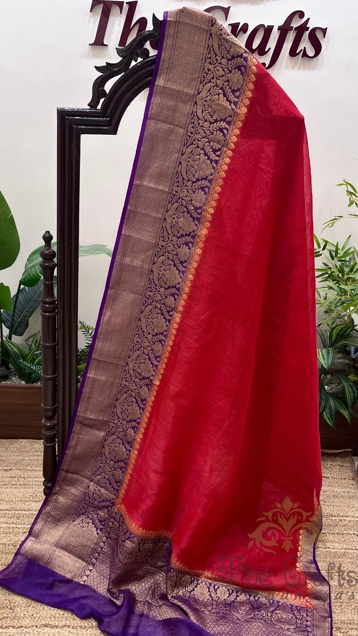 Pure Linen Banarasi Saree