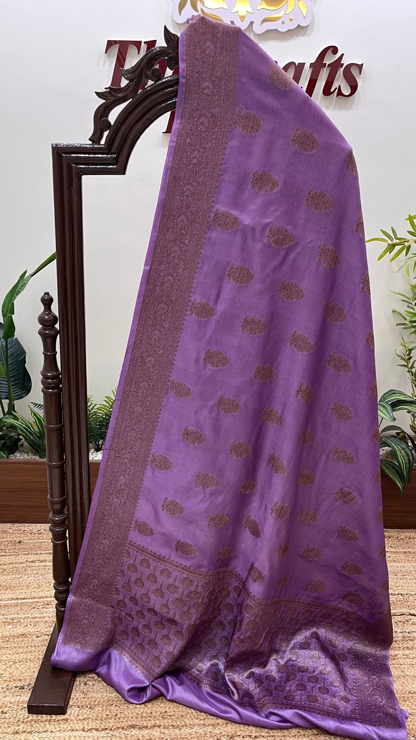 Pure Tussar Silk Banarasi Saree