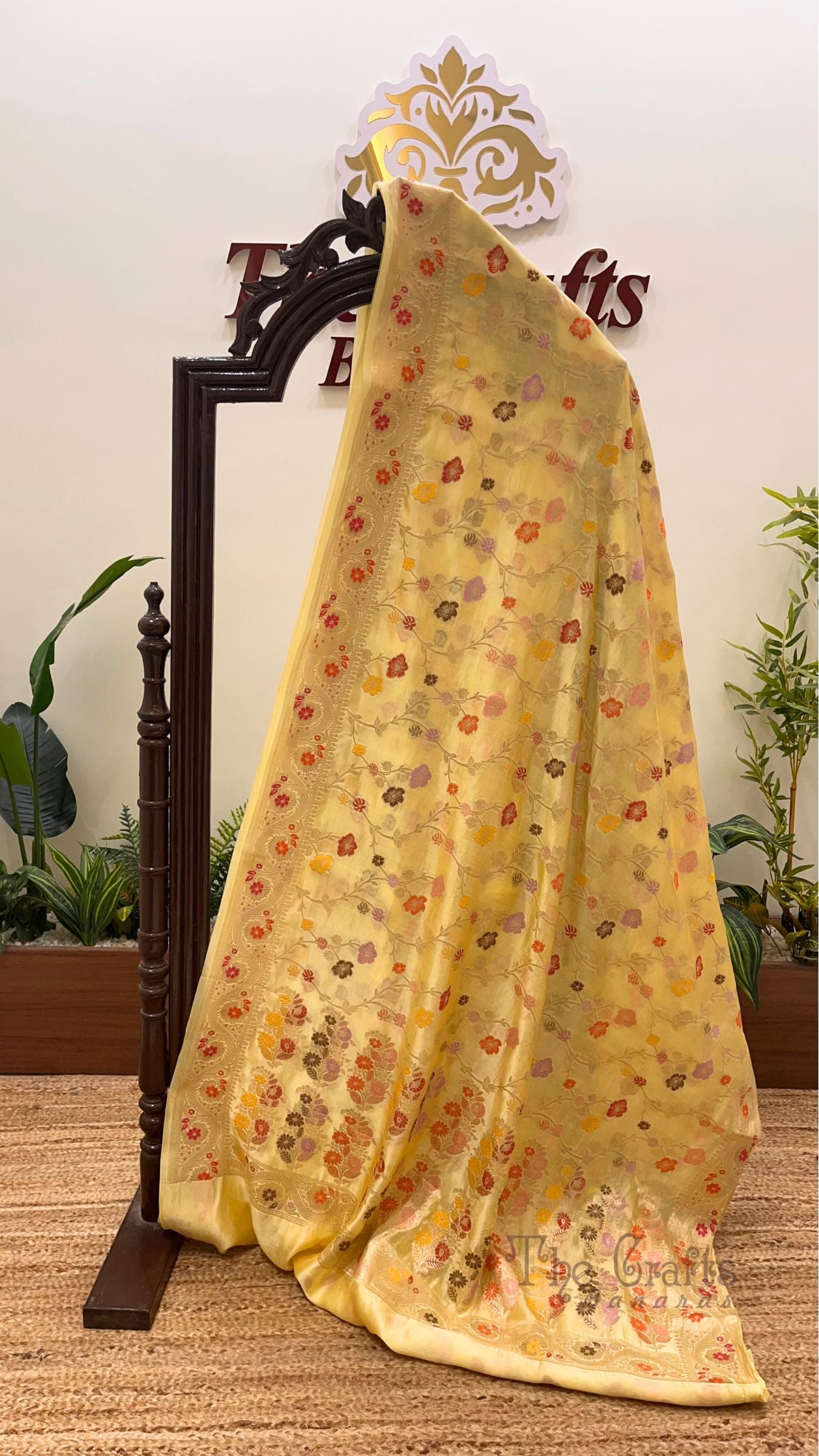 Pure Mango Silk Banarasi Saree