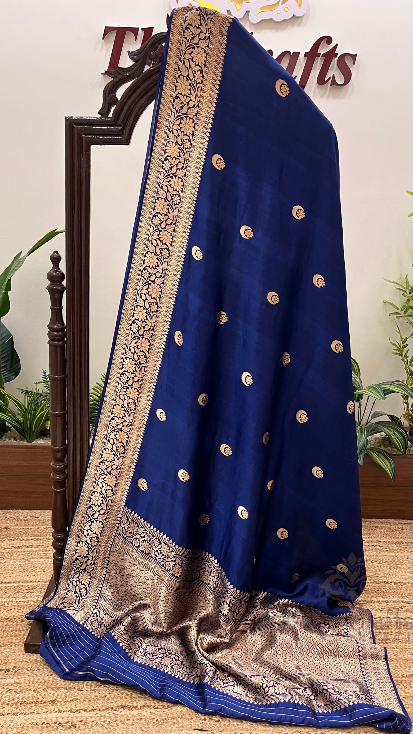 Pure Mango Silk Handloom Banarasi Saree