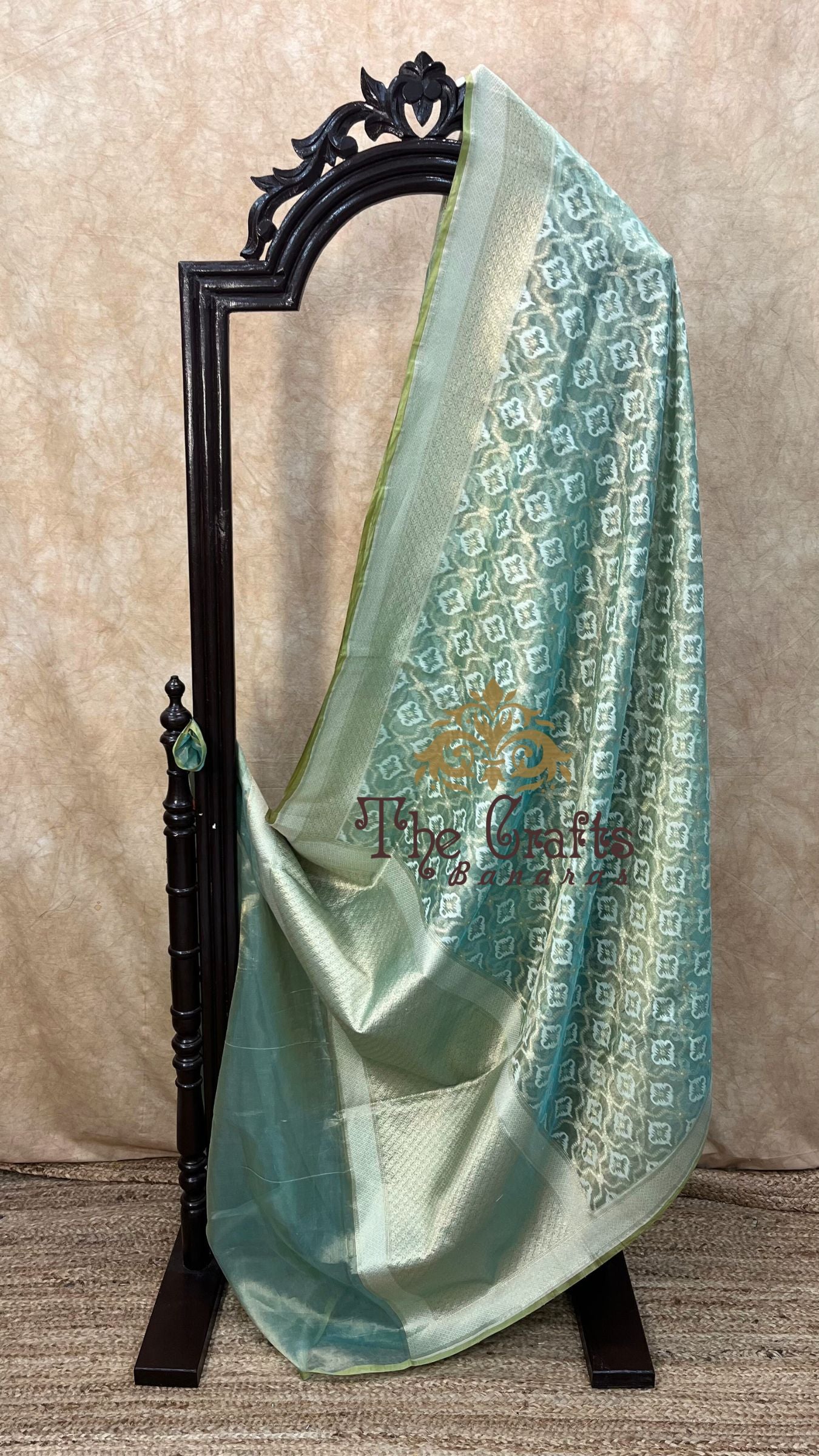 Pure Tissue Silk Handloom Banarasi Saree - Reshmi Zari