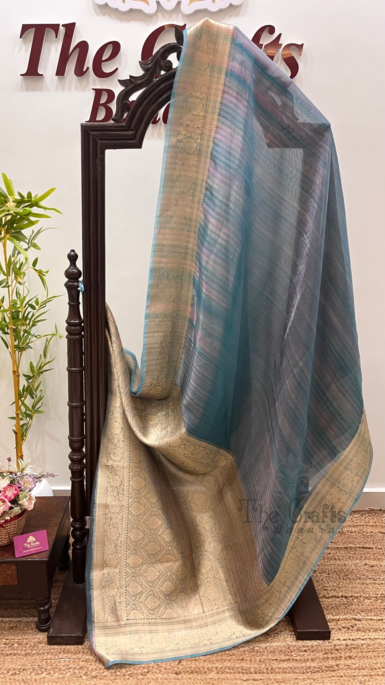 Pure Kora Tissue Silk Banarasi Saree