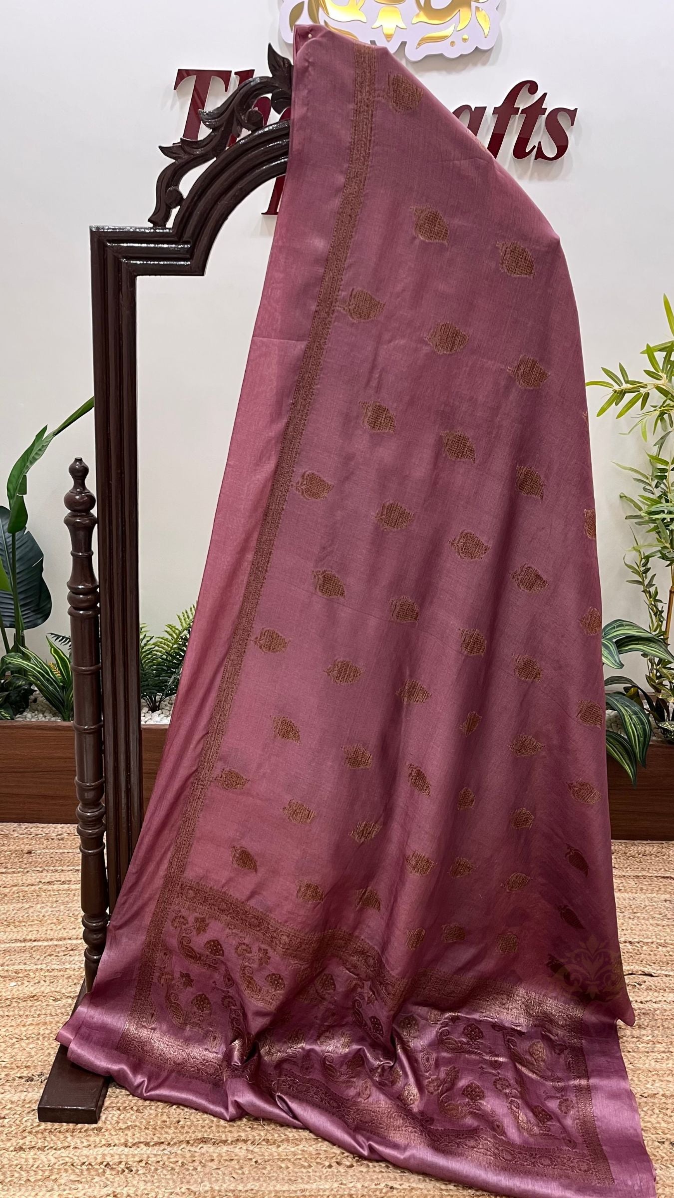 Pure Tussar Silk Banarasi Saree