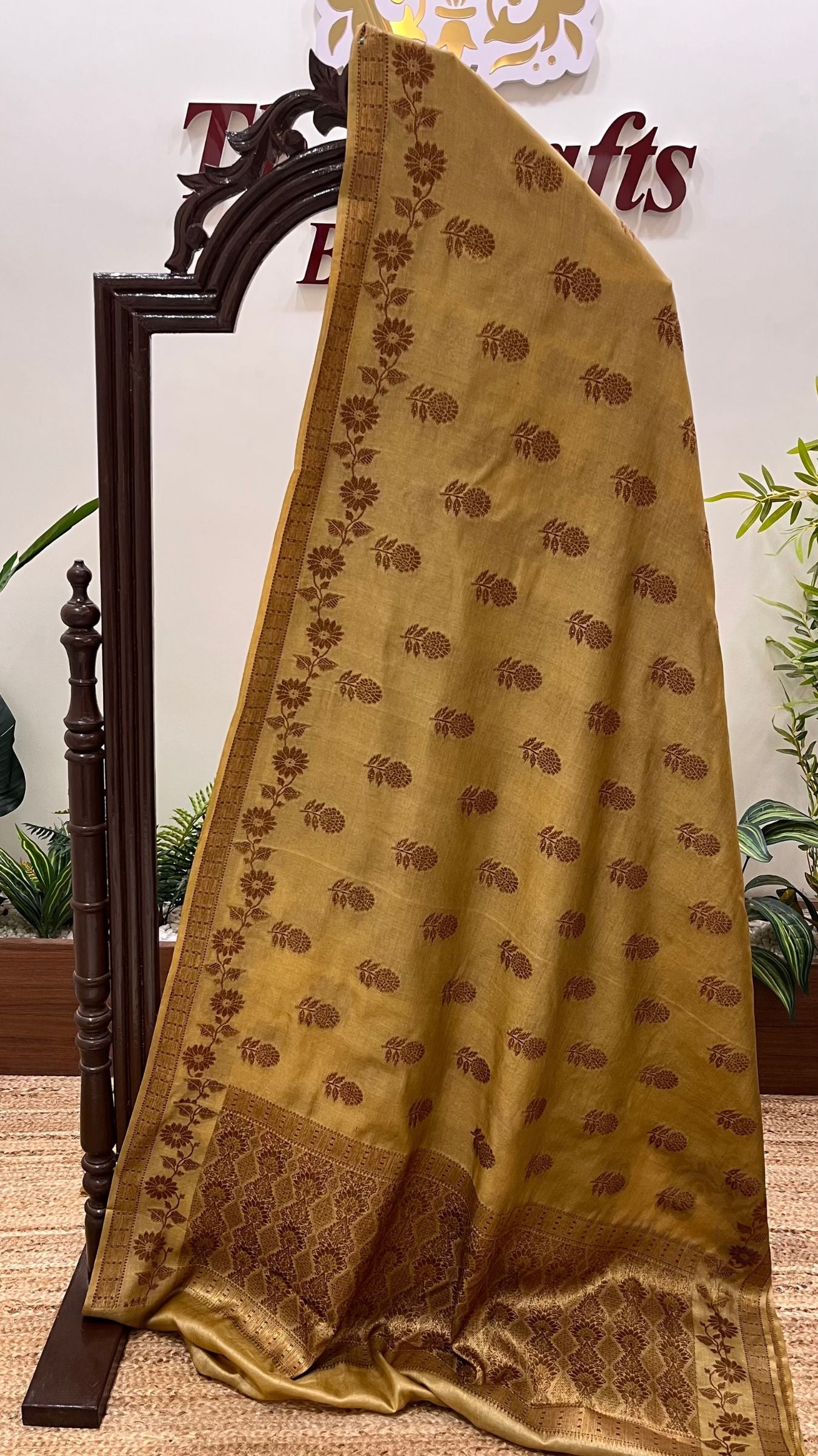 Pure Tussar Silk Banarasi Saree