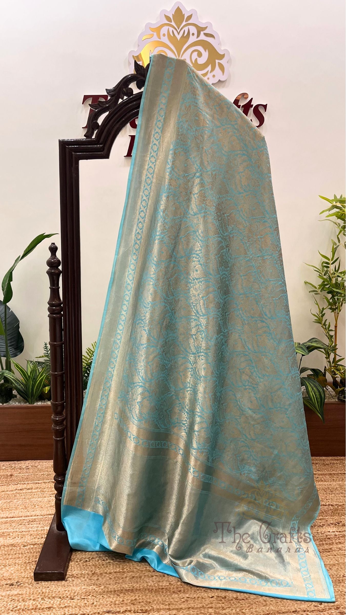 Pure Katan Silk Handloom Banarasi Saree - Tanchui Brocade