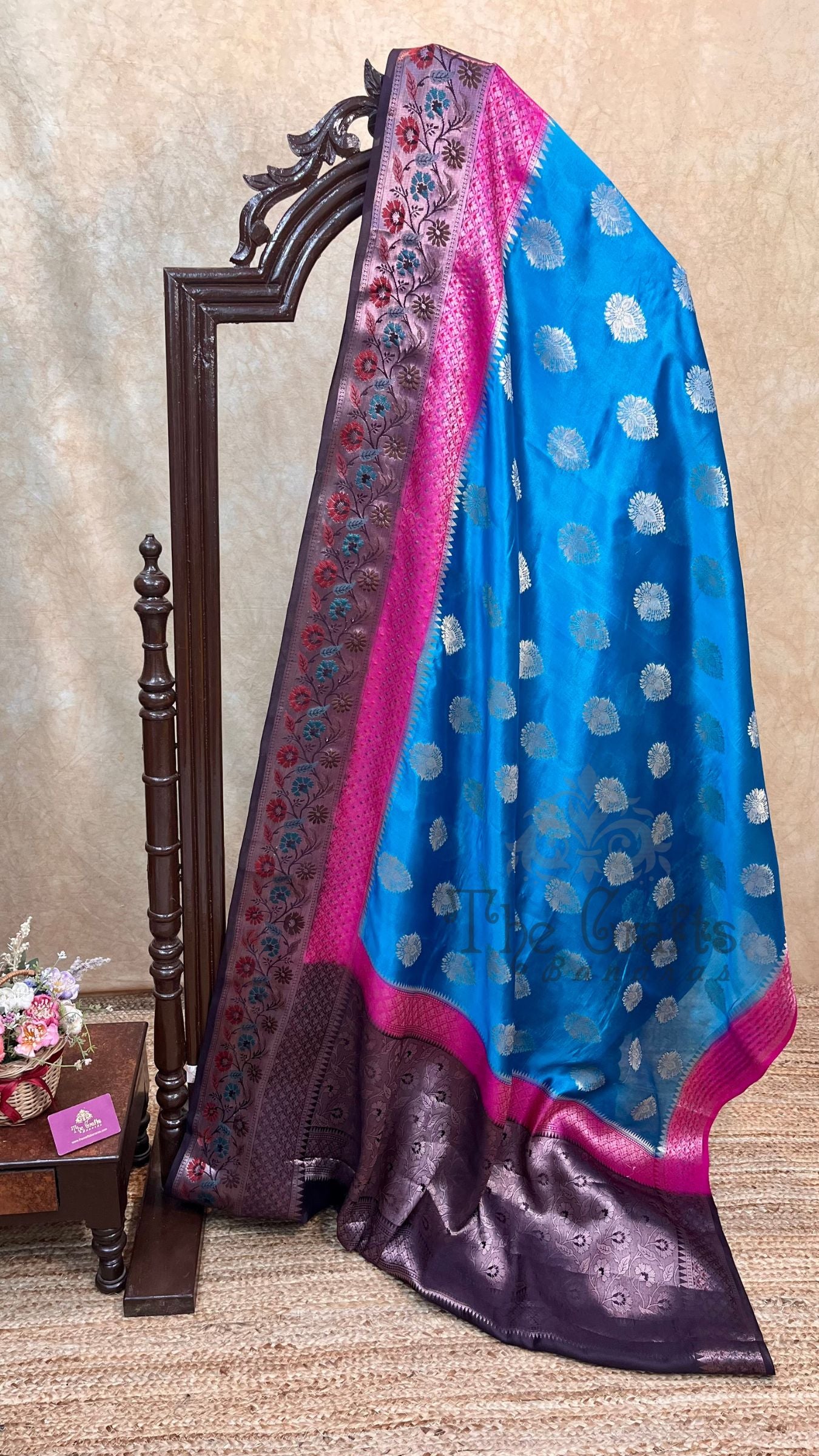 Pure Dupion Silk Banarasi Saree