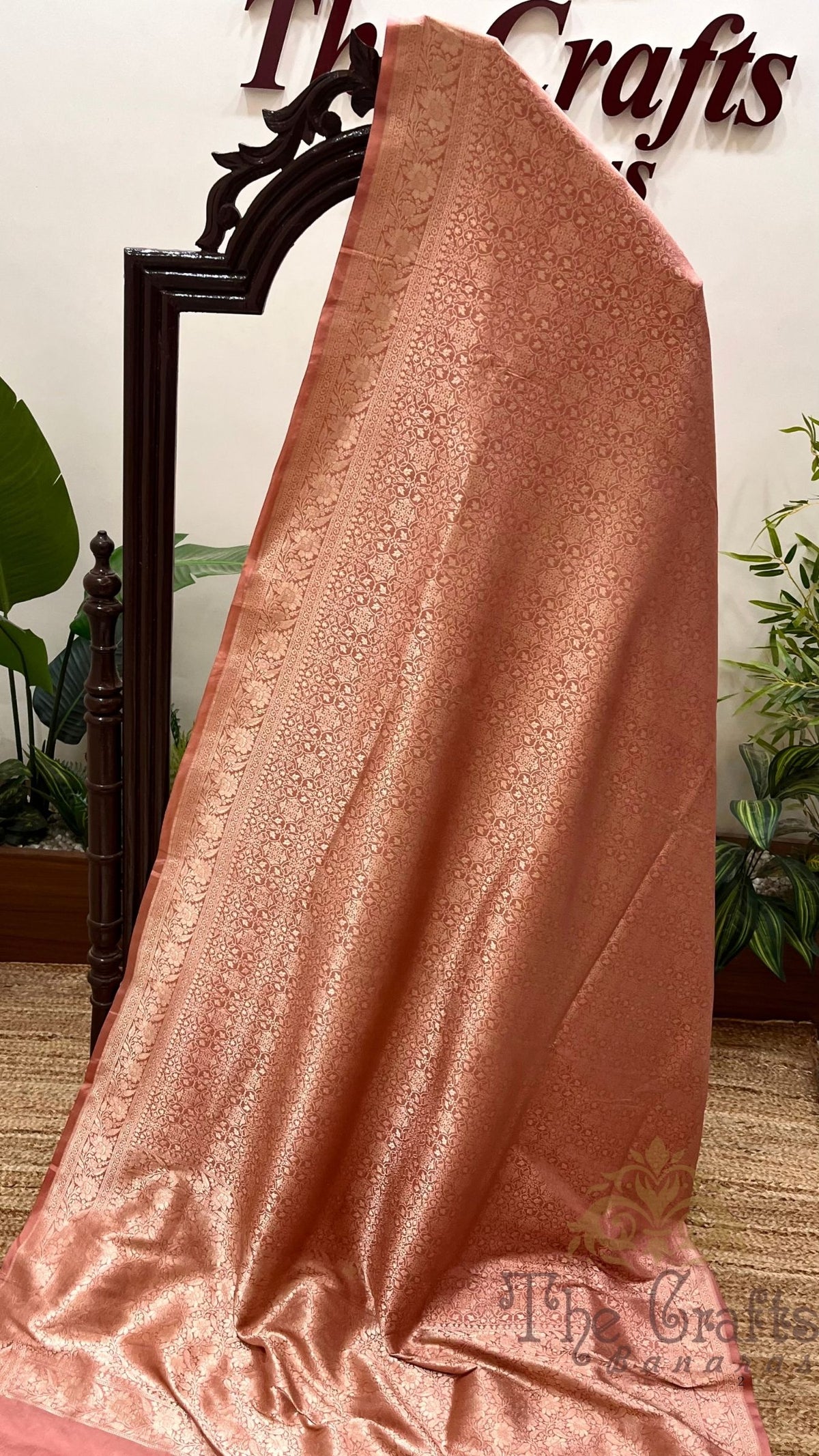 Pure Katan Silk Handloom Banarasi Saree - Tanchui Brocade