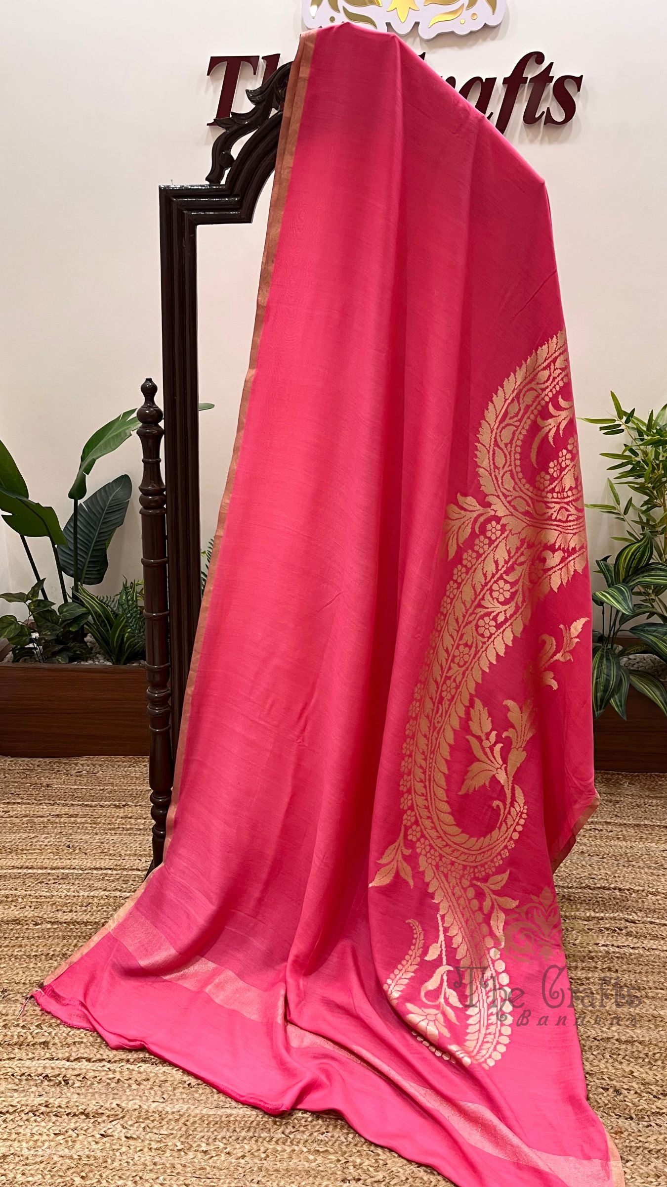 Pure Munga Silk Handloom Banarasi Saree