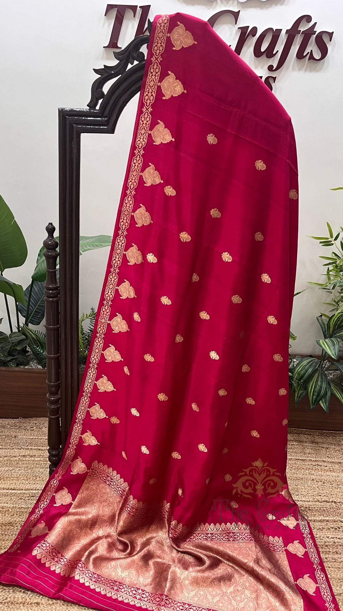 Pure Mango Silk Handloom Banarasi Saree