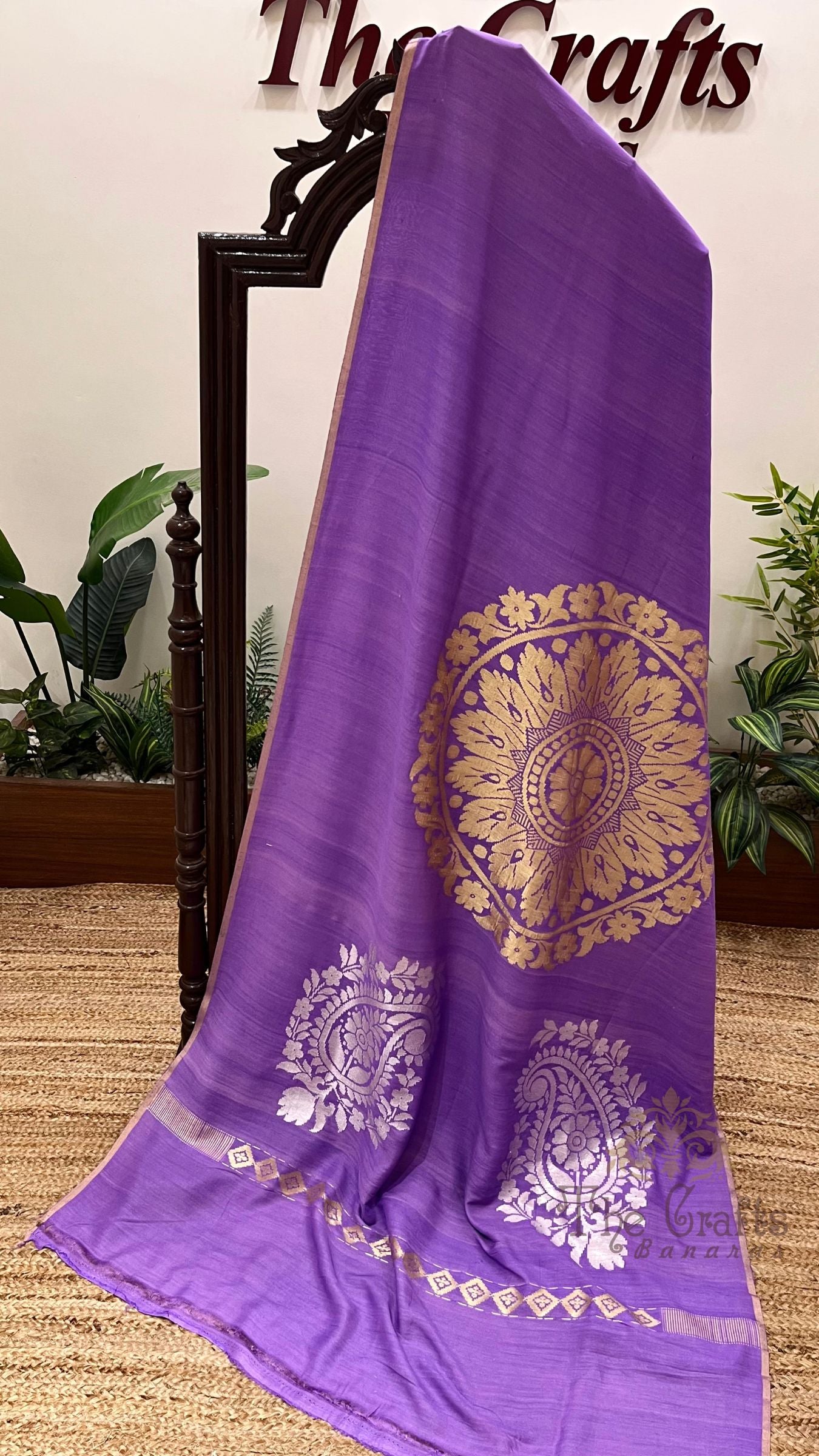 Pure Munga Silk Handloom Banarasi Saree