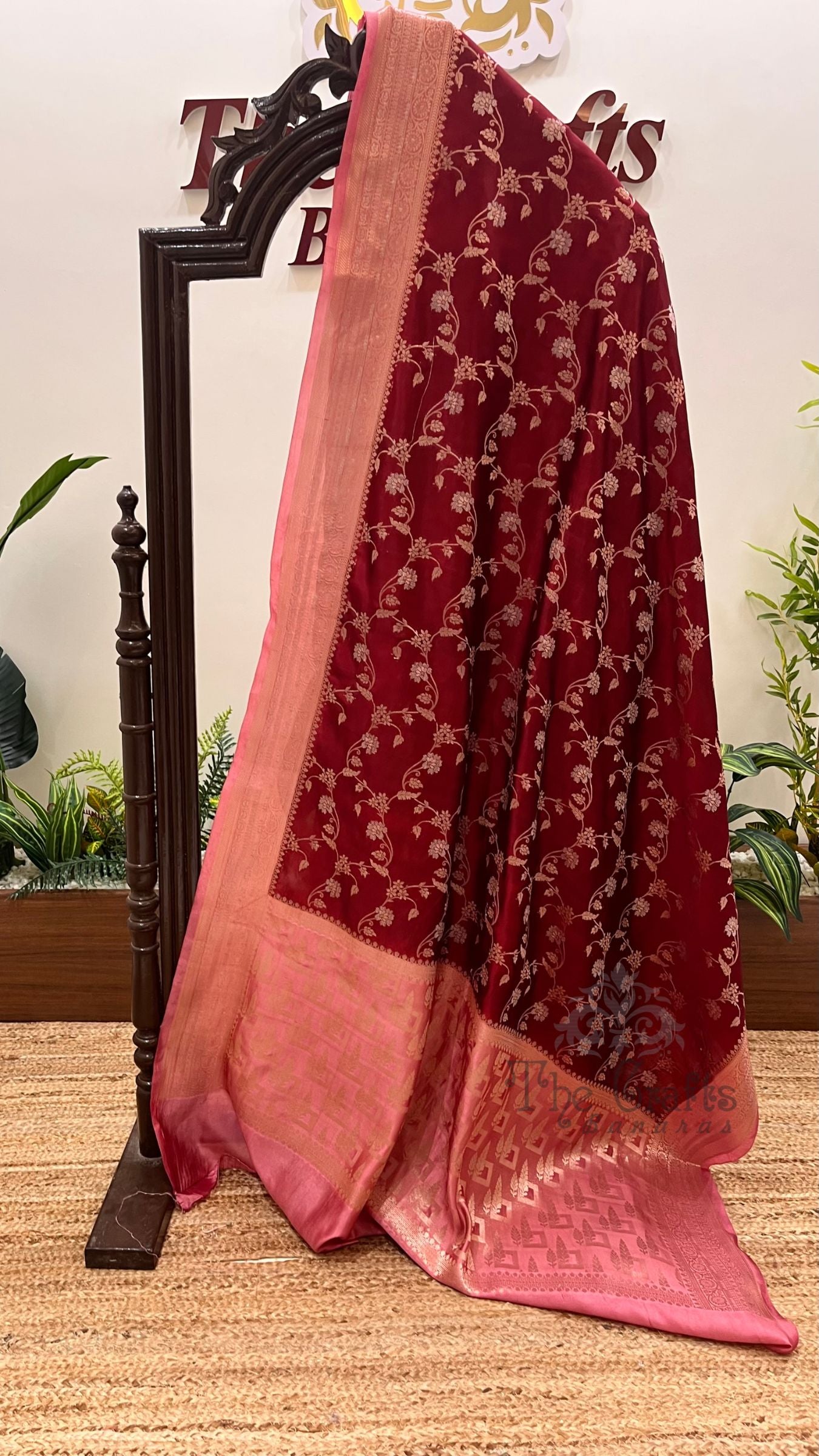 Pure Mango Silk Banarasi Saree