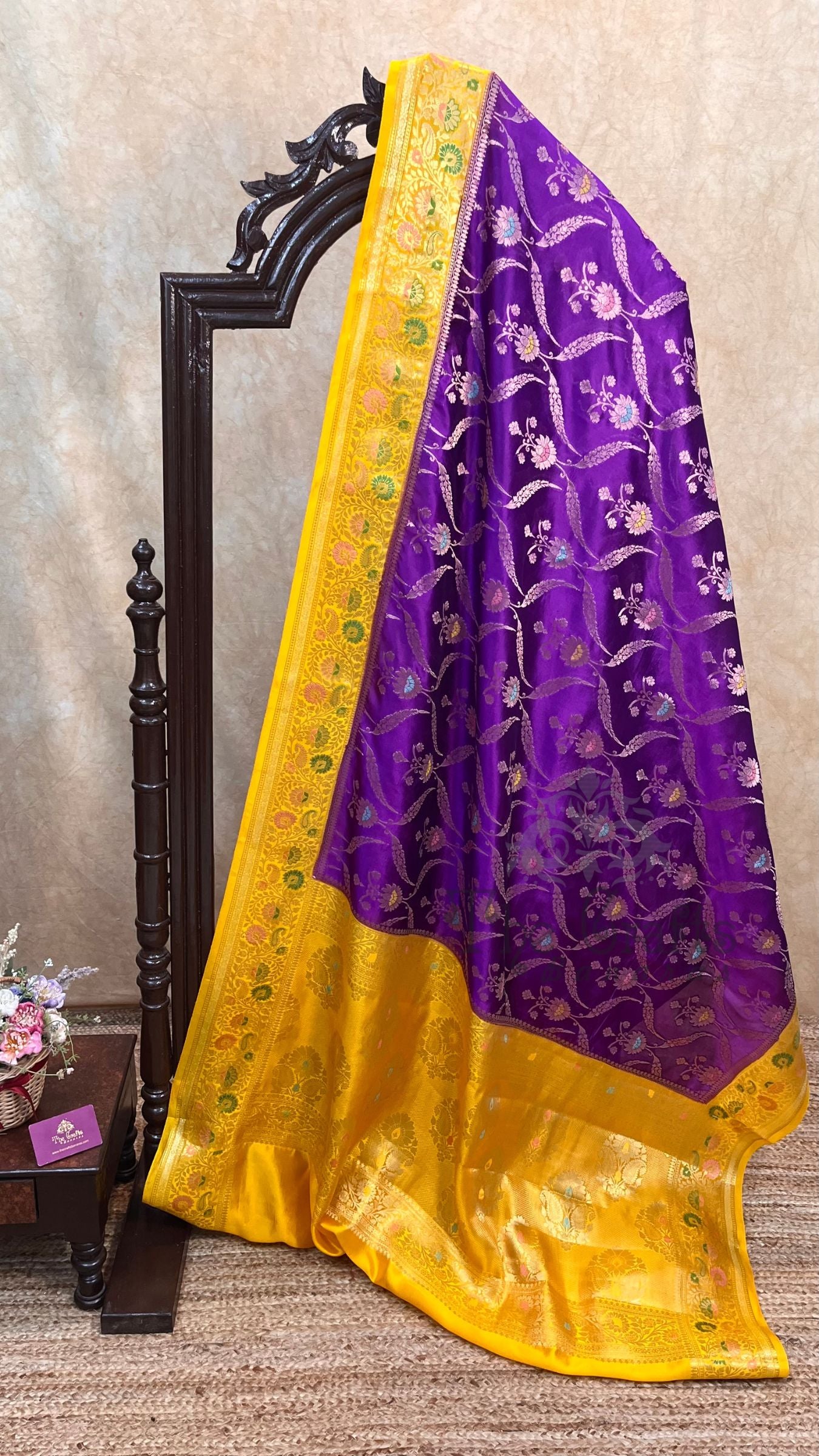 Pure Dupion Silk Banarasi Saree