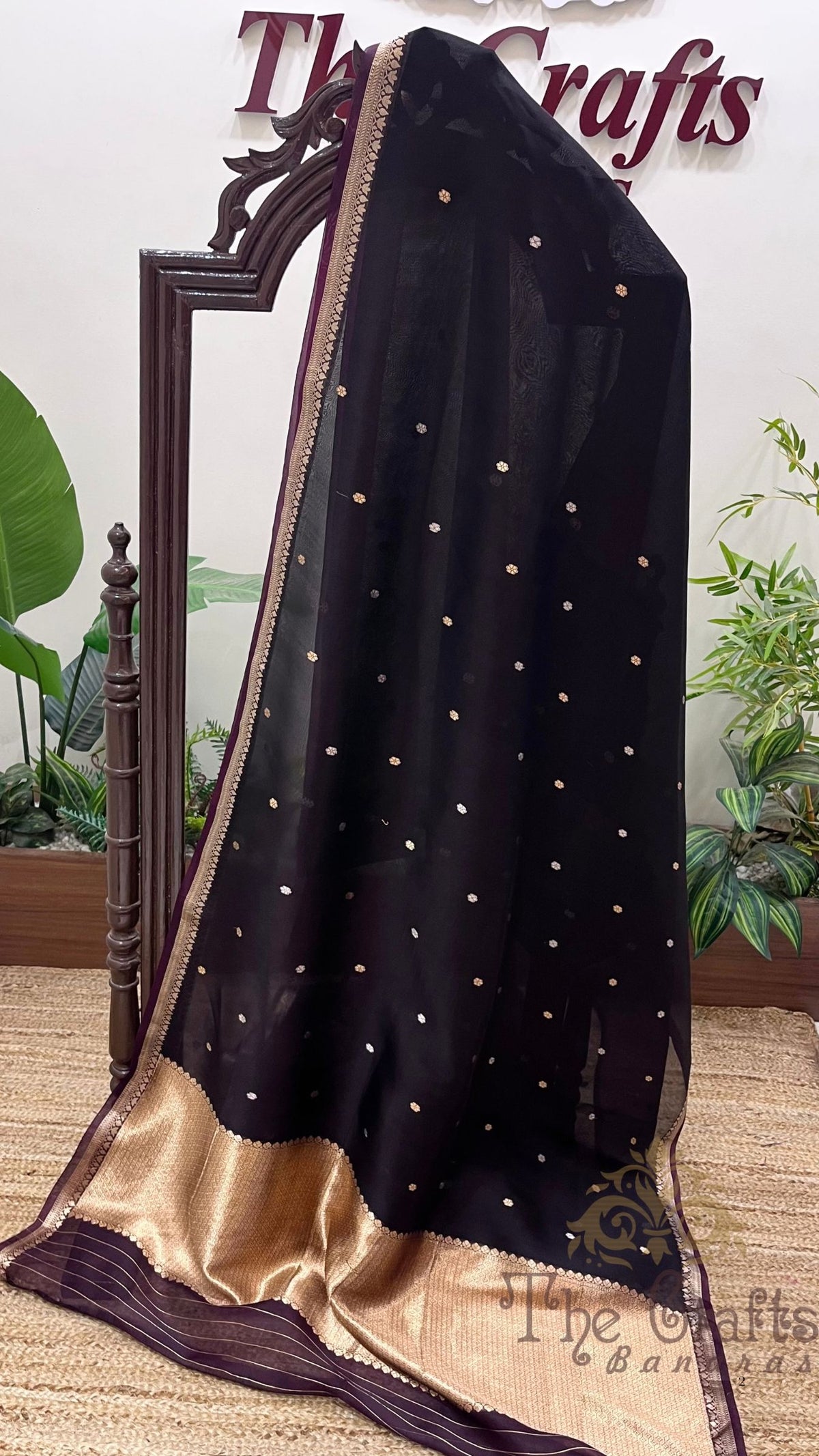 Pure Kora Silk Handloom Banarasi Saree