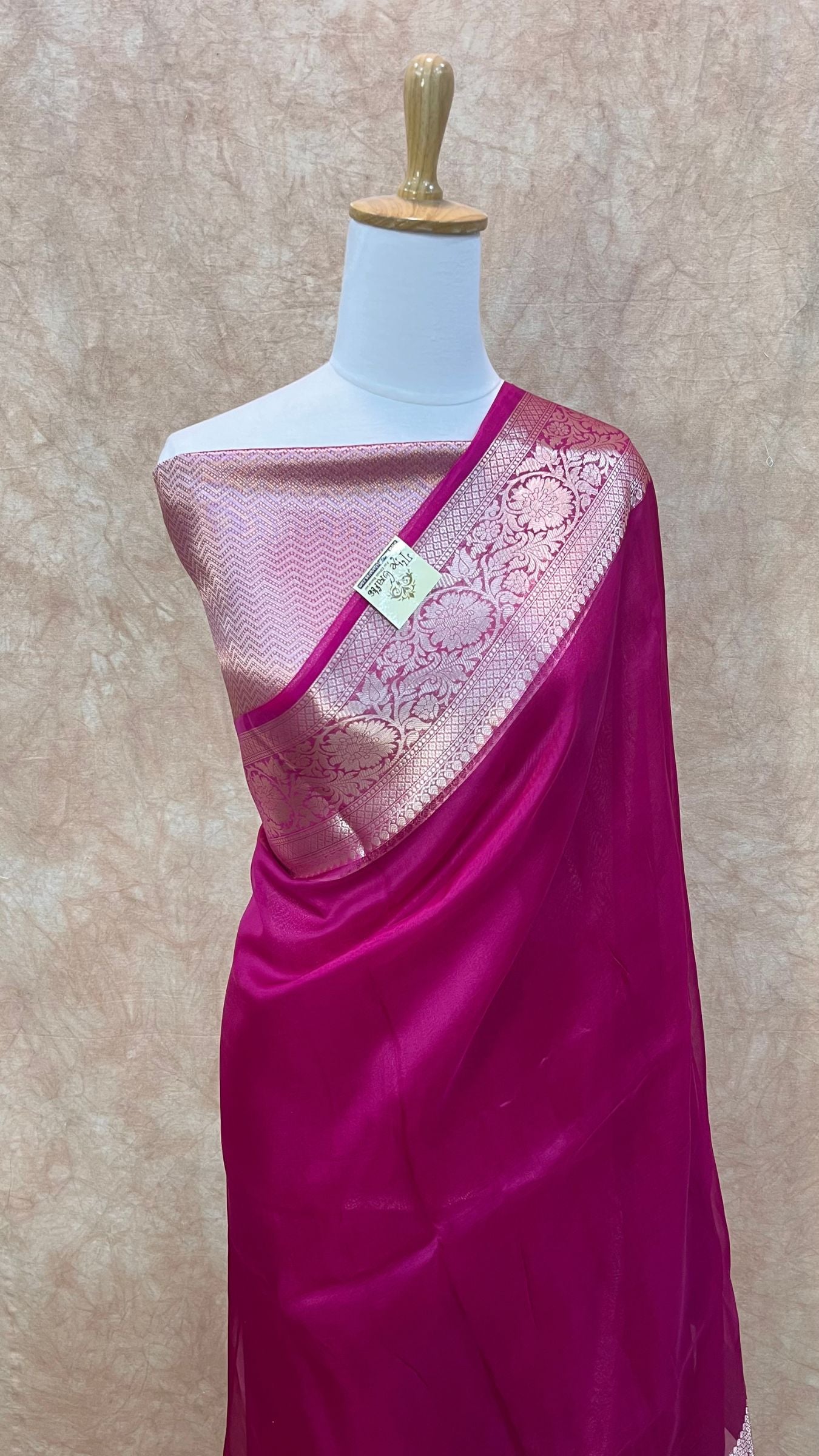 Pure Kora Silk Banarasi Saree