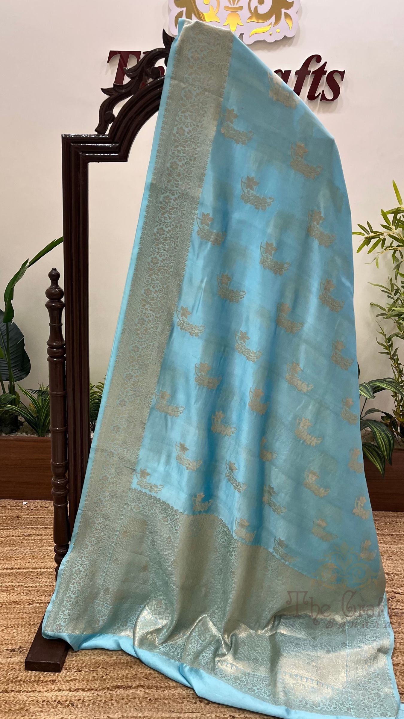 Pure Mango Silk Handloom Banarasi Saree