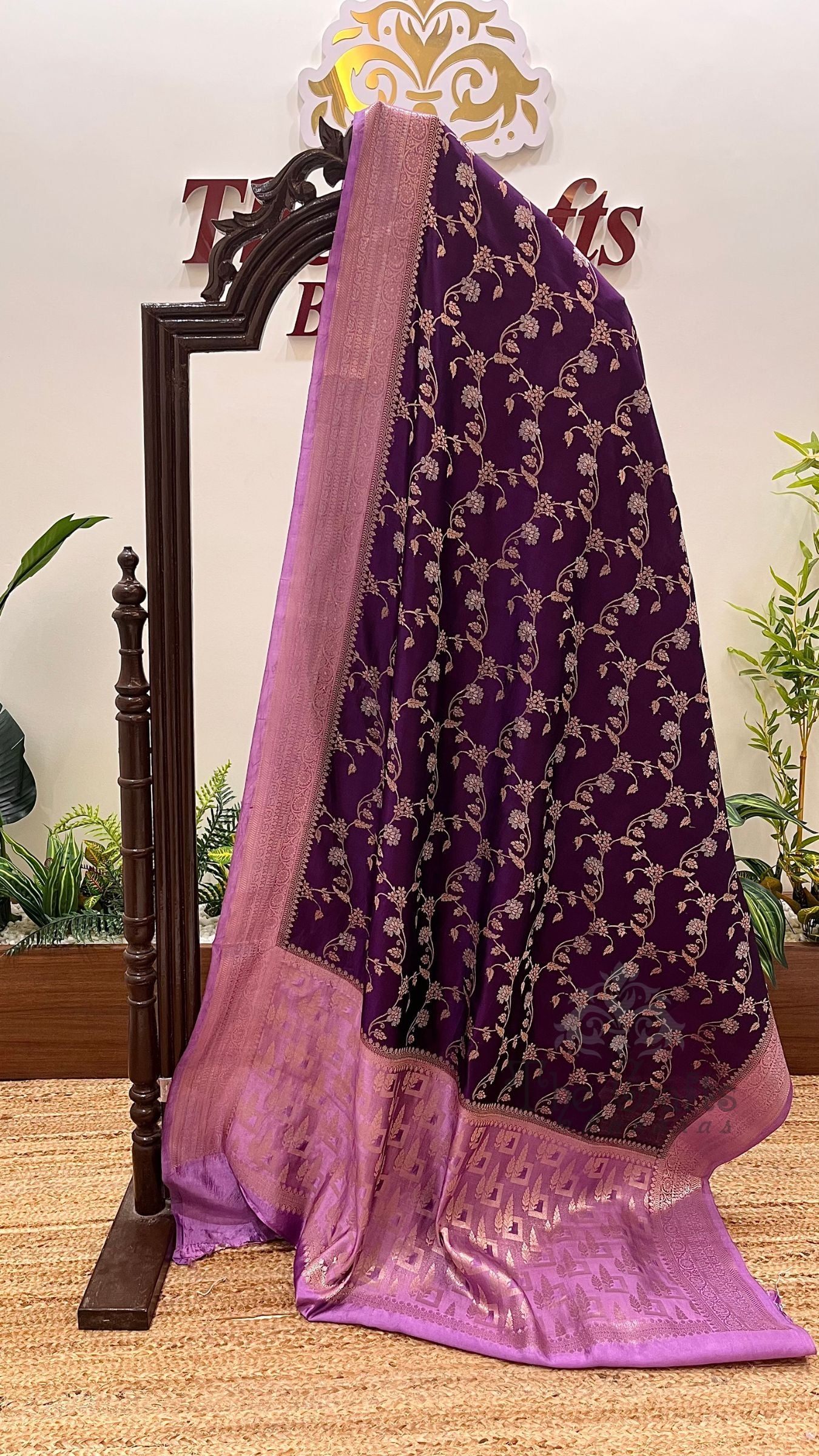 Pure Mango Silk Banarasi Saree