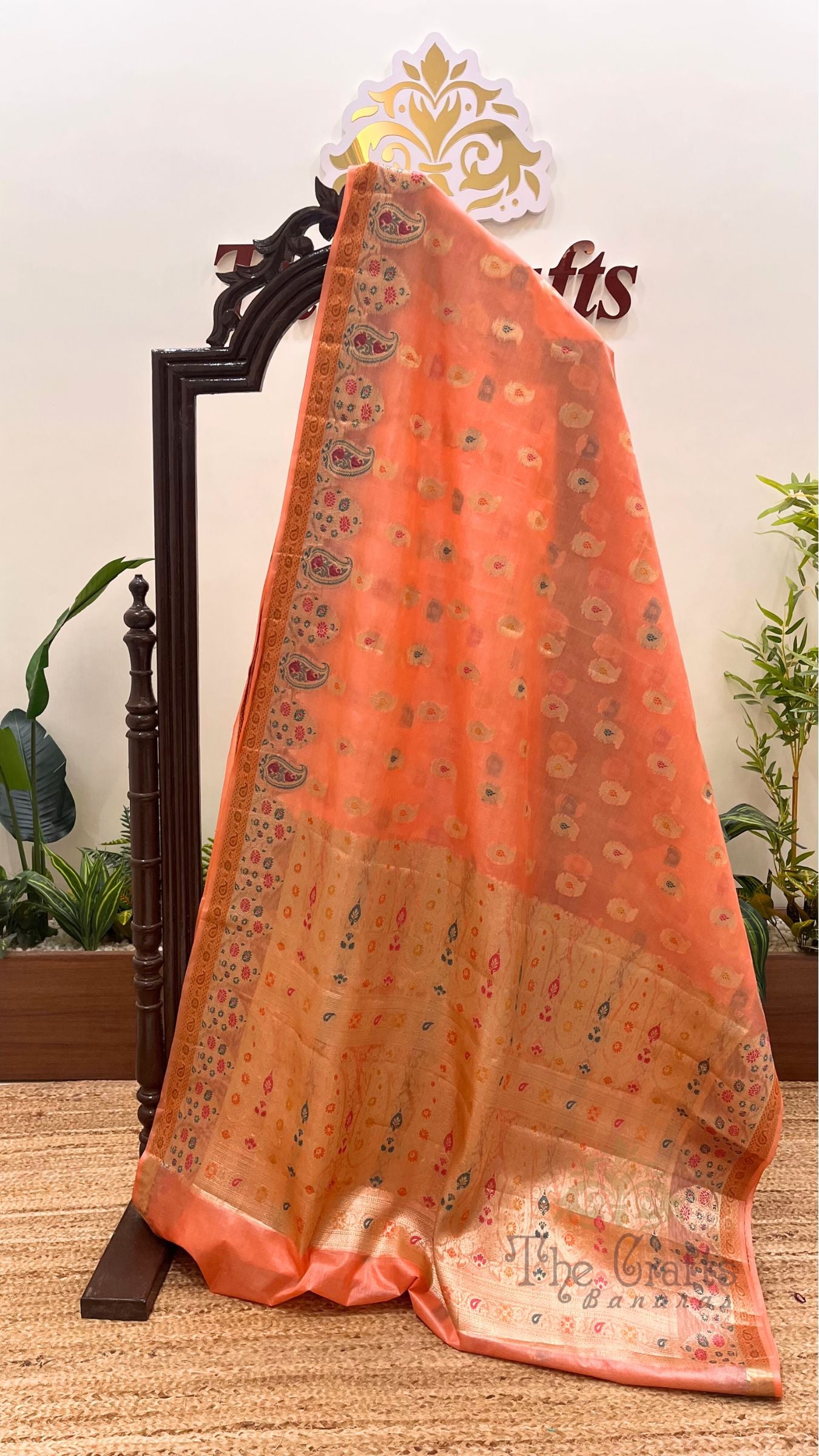 Pure Tussar Silk Banarasi Saree