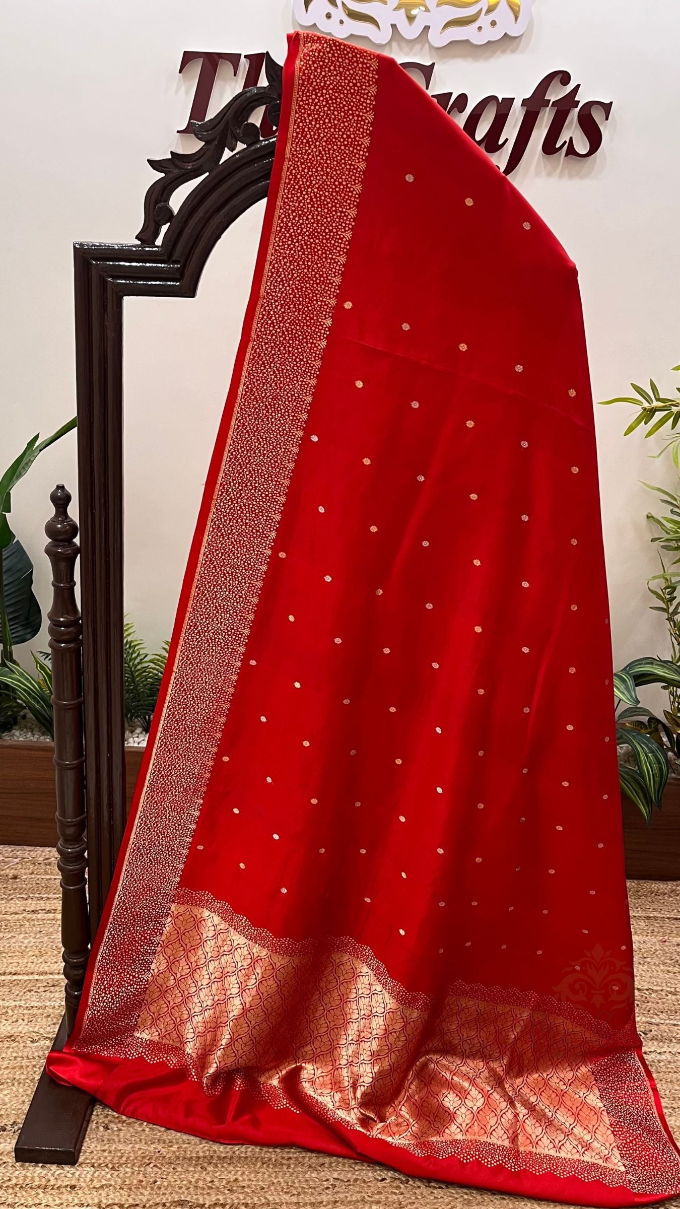 Pure Mango Silk Handloom Banarasi Saree