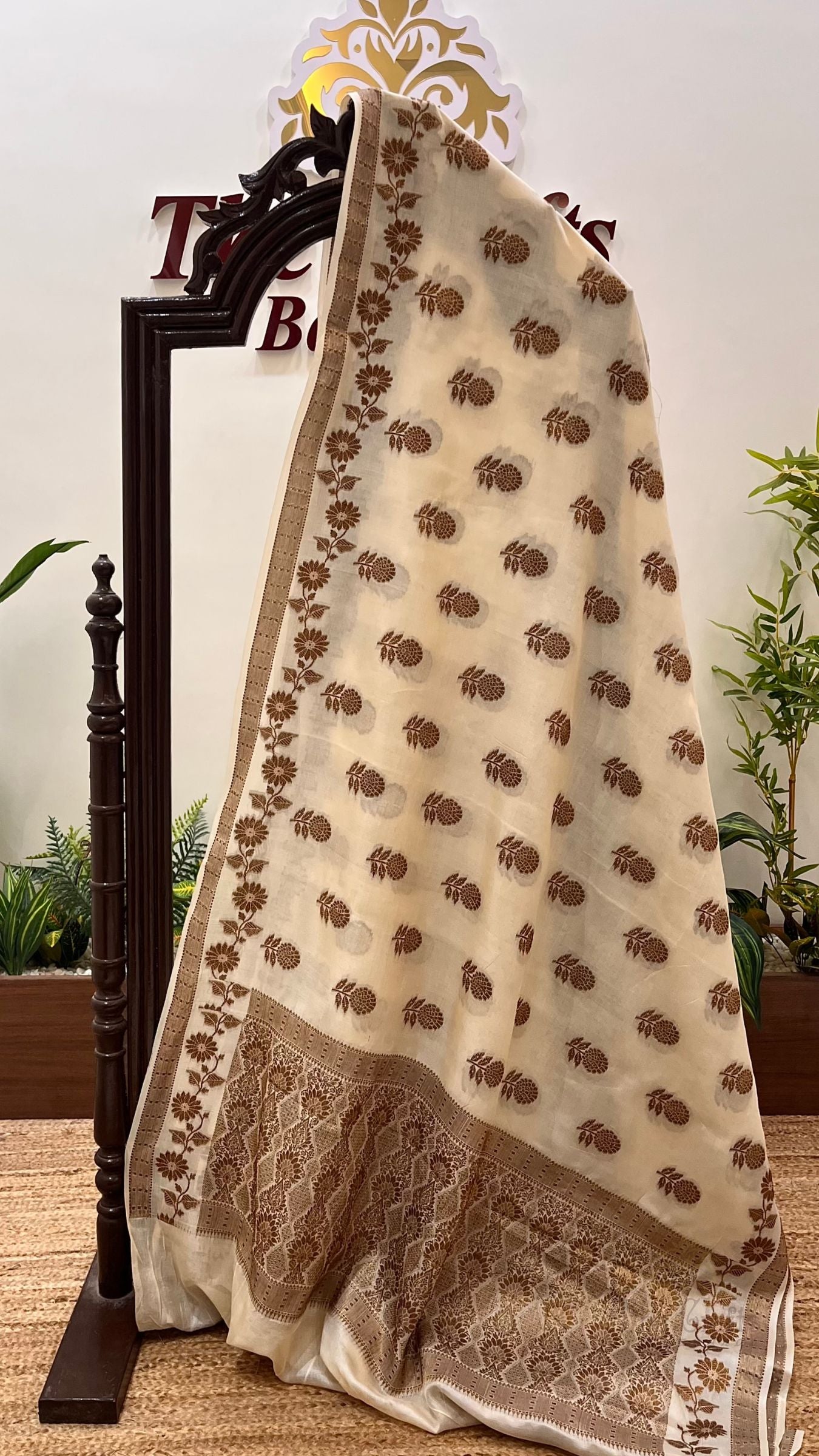 Pure Tussar Silk Banarasi Saree