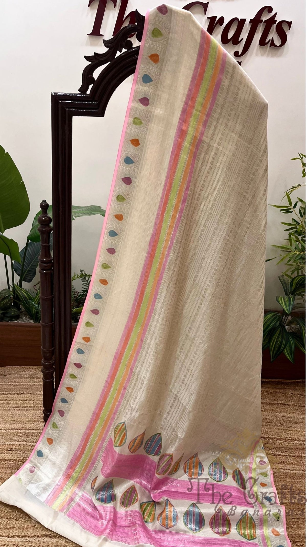 Pure Mango Silk Banarasi Saree