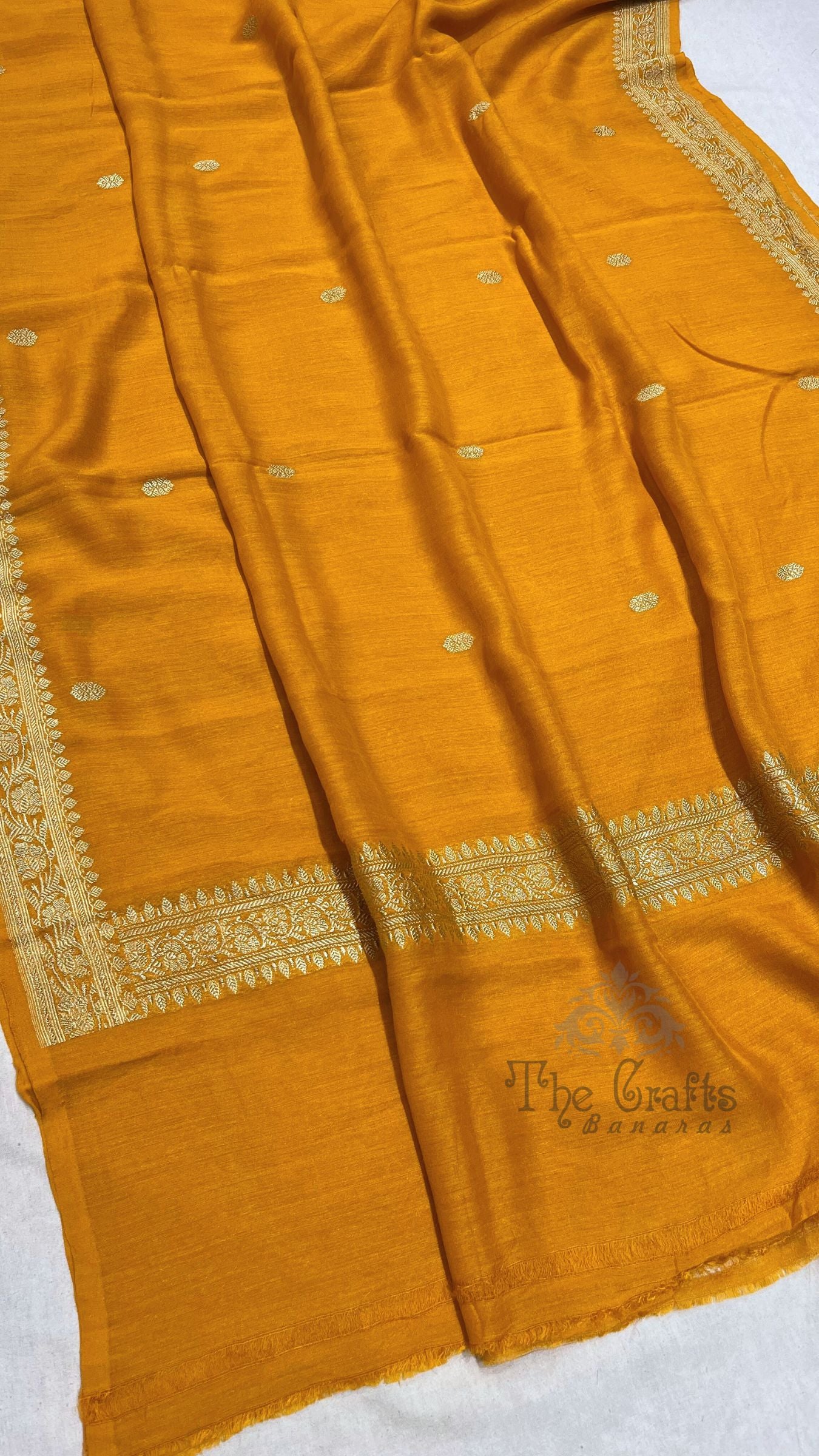 Pure Moonga Silk Banarasi Handloom Dupatta