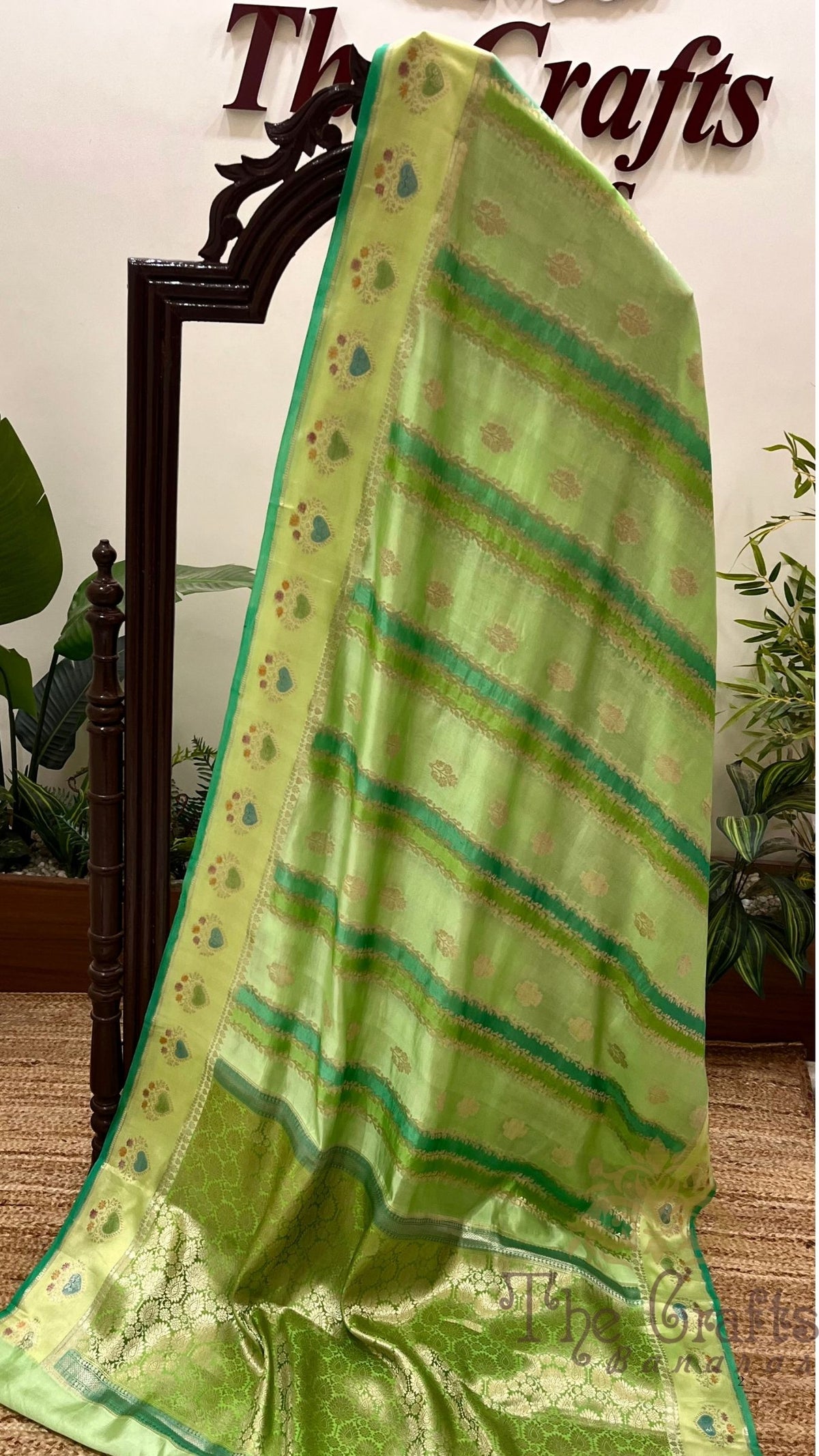 Pure Mango Silk Banarasi Saree