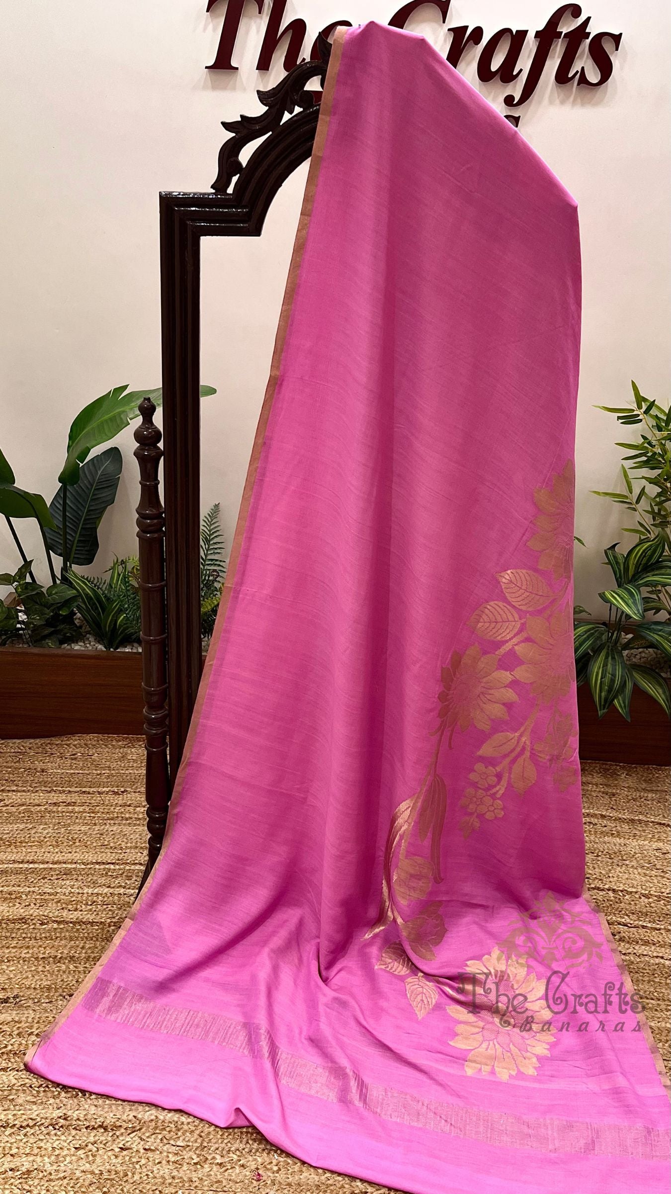 Pure Munga Silk Handloom Banarasi Saree