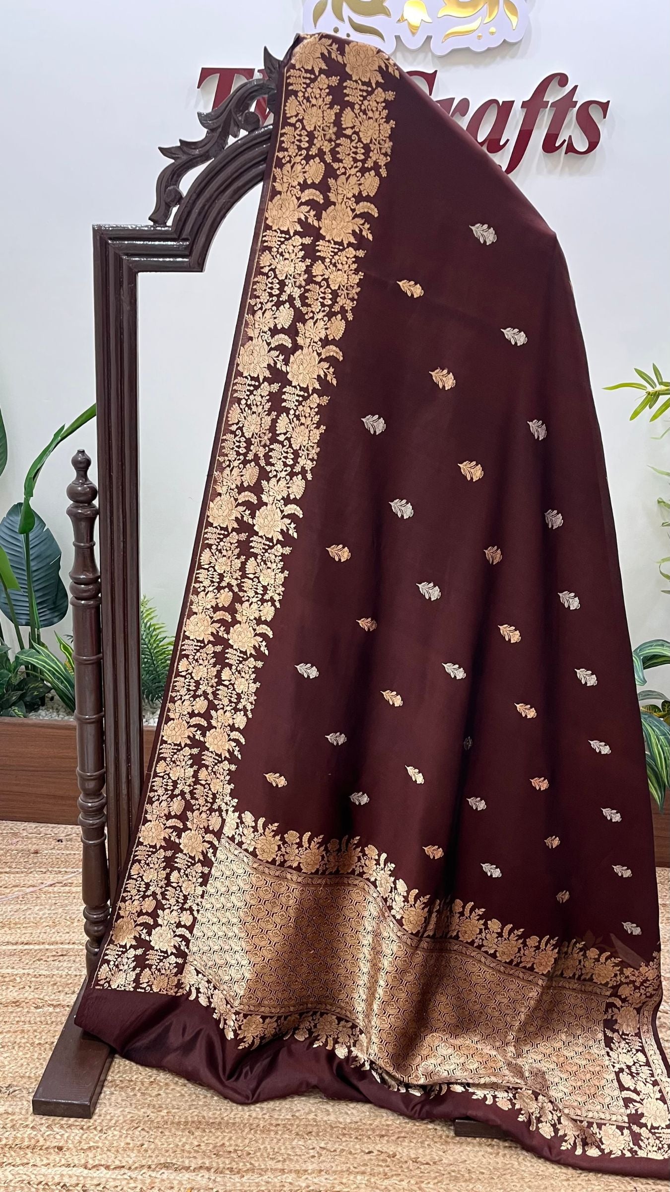 Pure Mango Silk Handloom Banarasi Saree