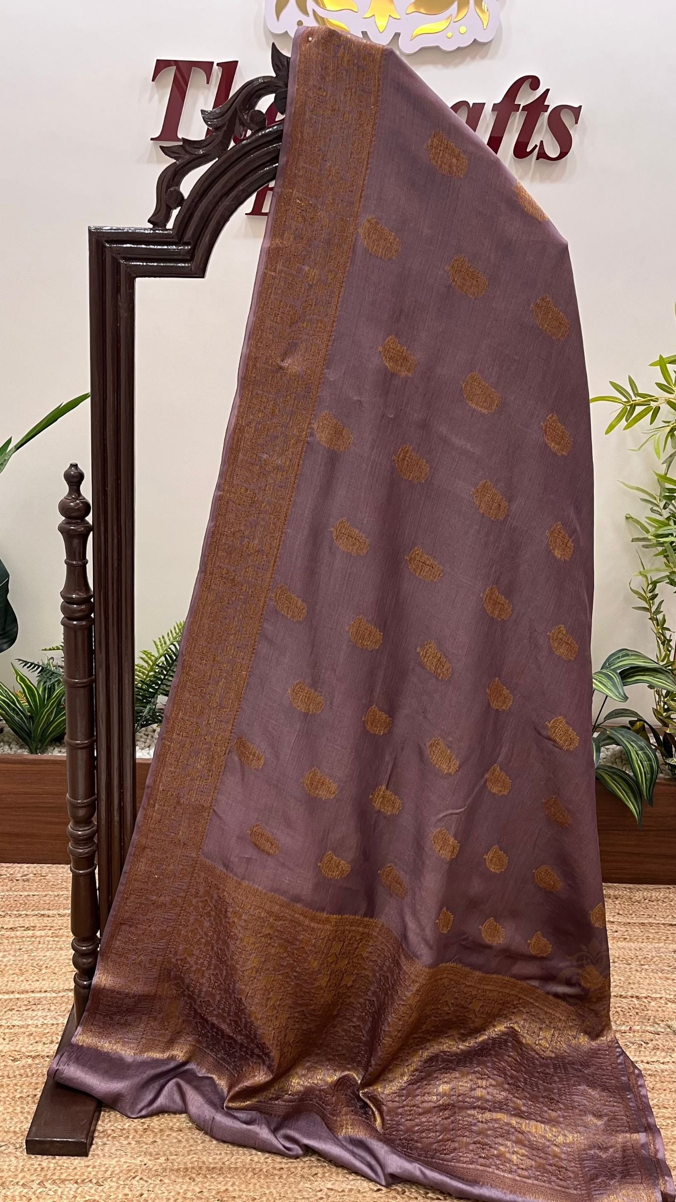 Pure Tussar Silk Banarasi Saree